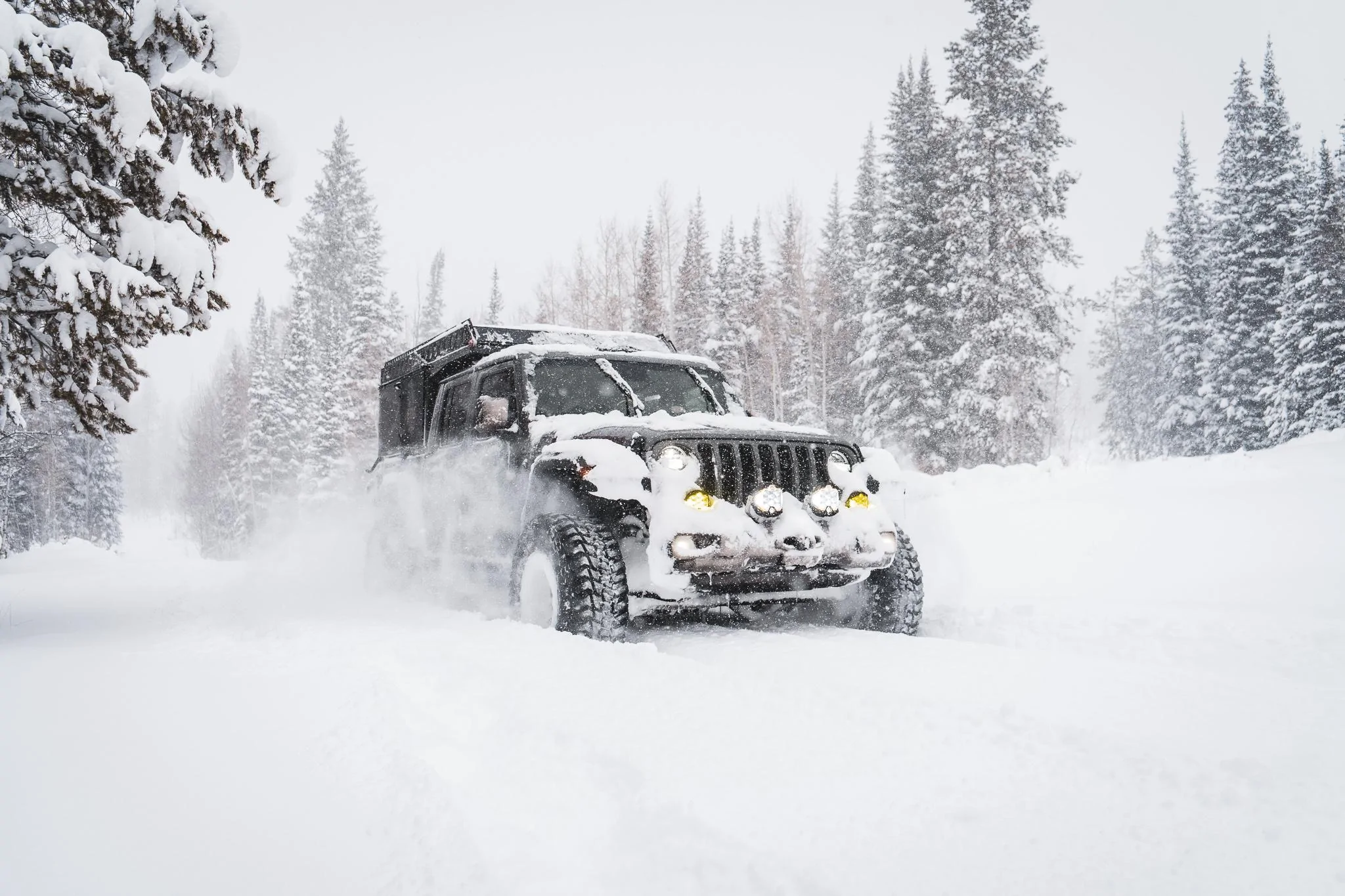 Jeep Gladiator Let's see those winter wheeling shots! ? DSC03278