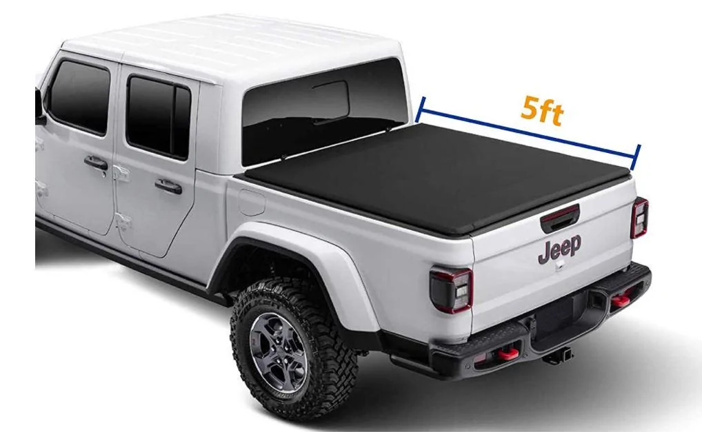Jeep Gladiator Soft tri fold Tonneau cover ton1