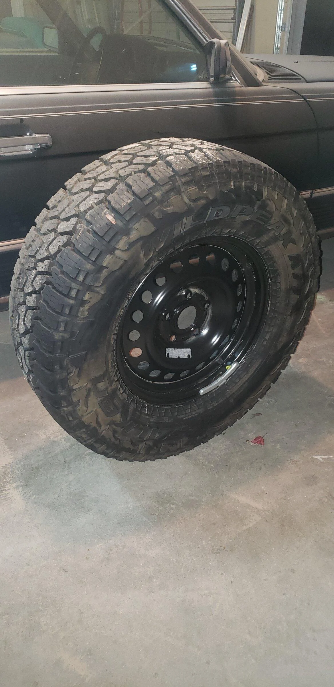 Jeep Gladiator Atlanta/Roswell- Stock rubicon spare tire and wheel. Falken all terrain. $75 20211117_180603