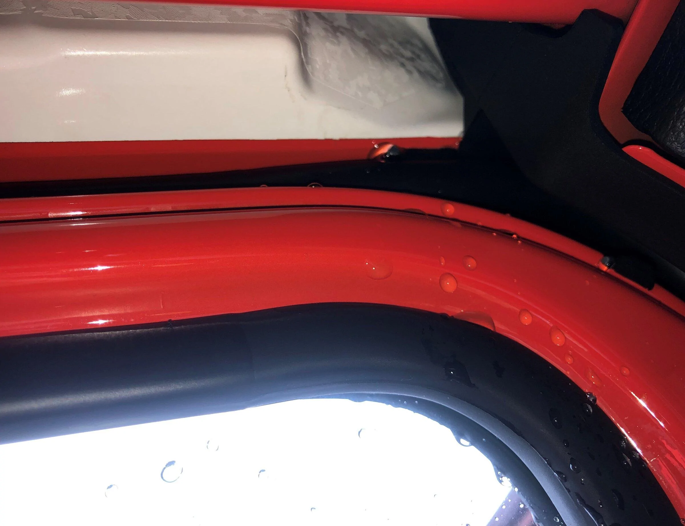 Jeep Gladiator Water leak above passenger door IMG