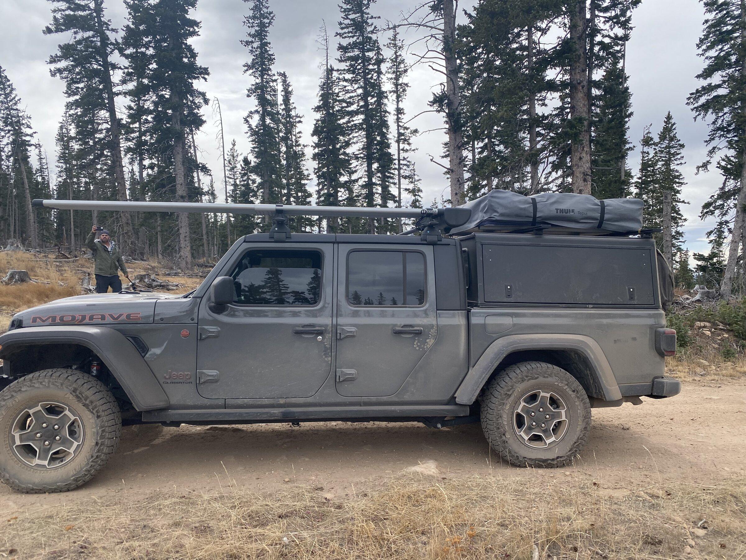 Jeep Gladiator Alu-Cab Canopy Camper Roll Call IMG_5345