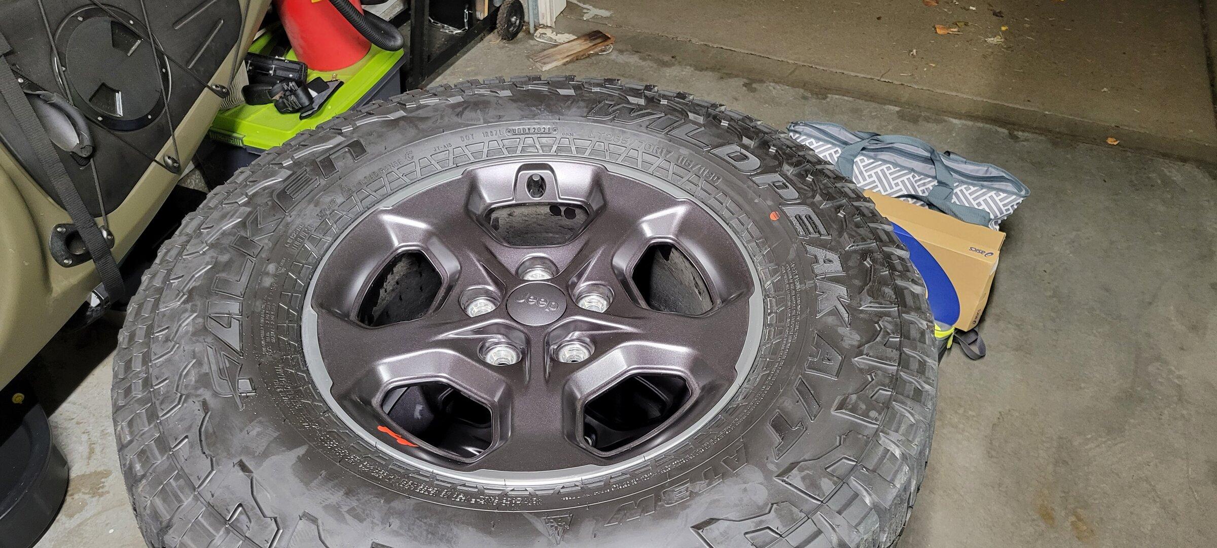 Jeep Gladiator Rubicon tires and wheels for sale (159 miles) 20211217_181638