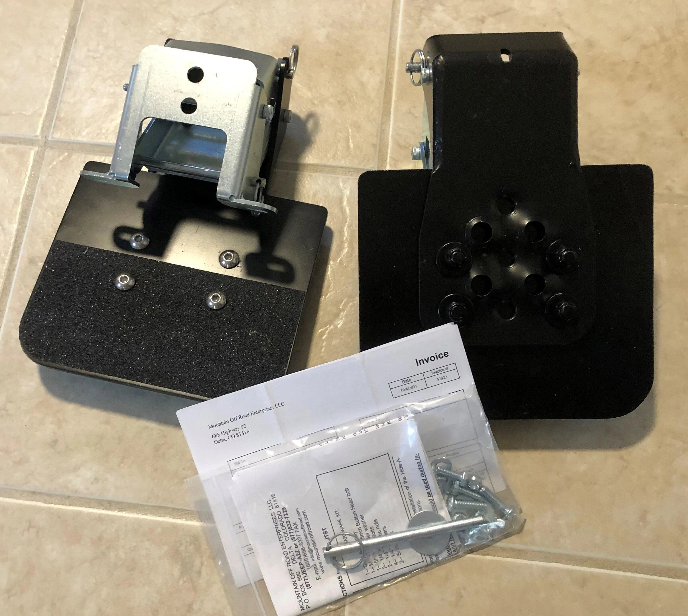 Jeep Gladiator 2   M.O.R.E. JT Hide-A-Steps - powder coated BLACK steps 1