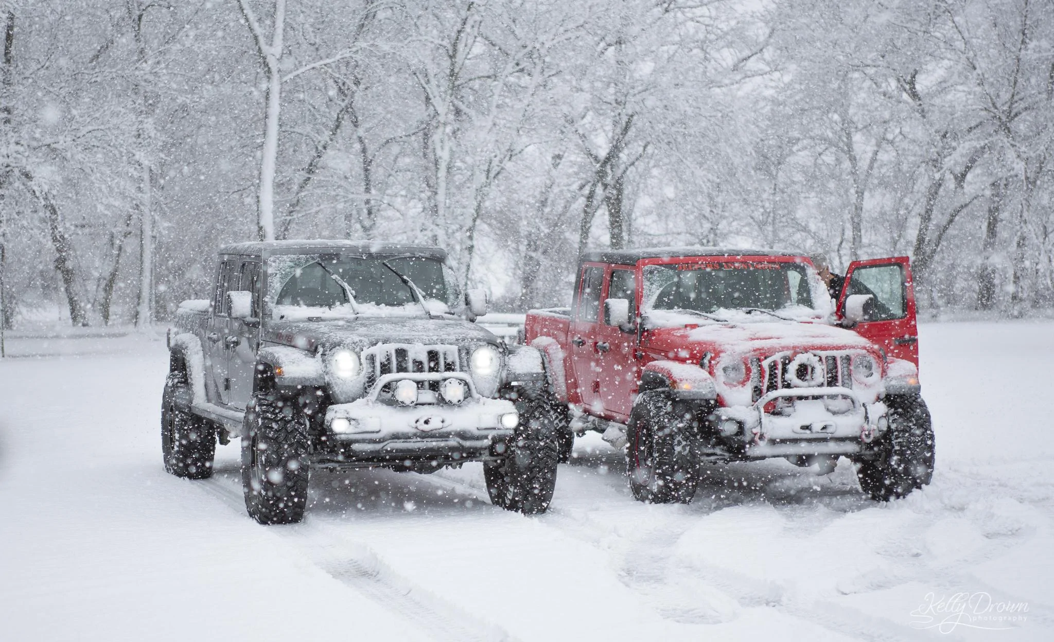 Jeep Gladiator Let's see those winter wheeling shots! ? Snow121320-0193041