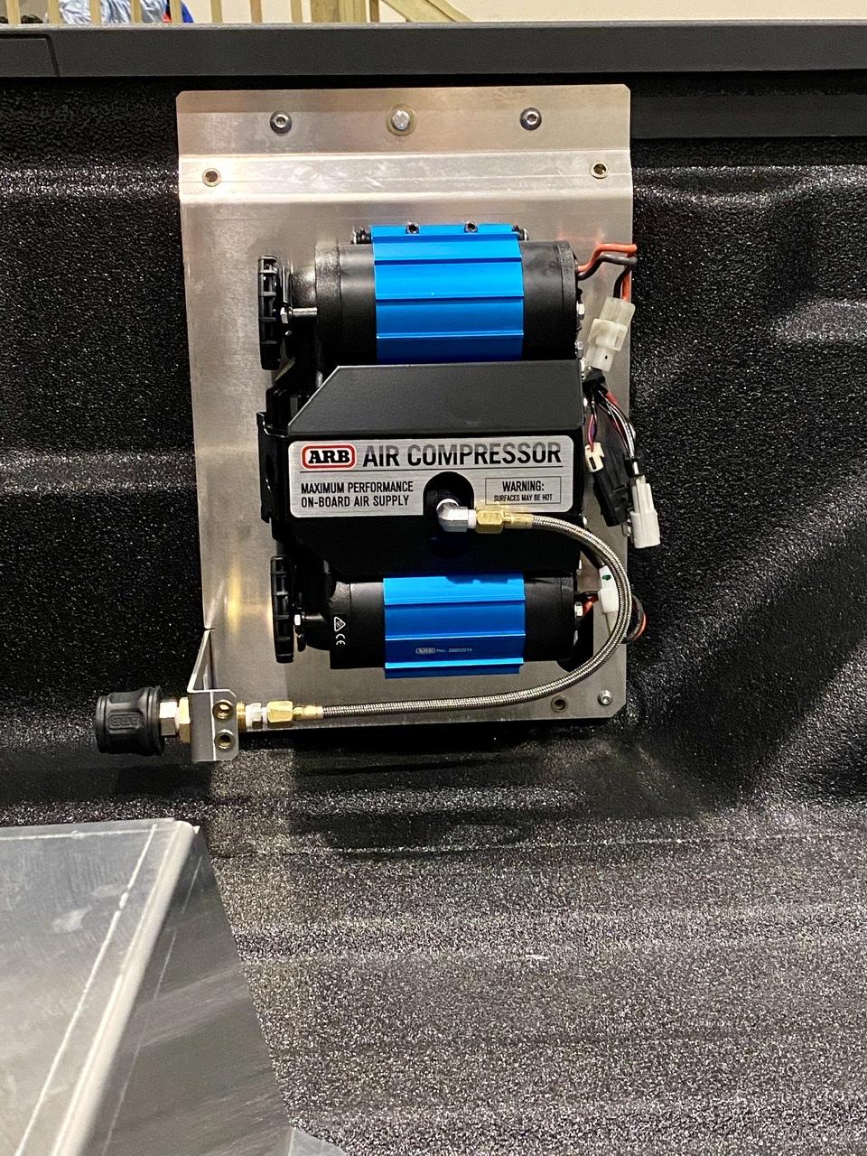 Jeep Gladiator ARB Compressor and Mount, Dometic Fridge and Slide EB50A3CC-8CE4-4E29-A2D8-BF4A77FE2B90