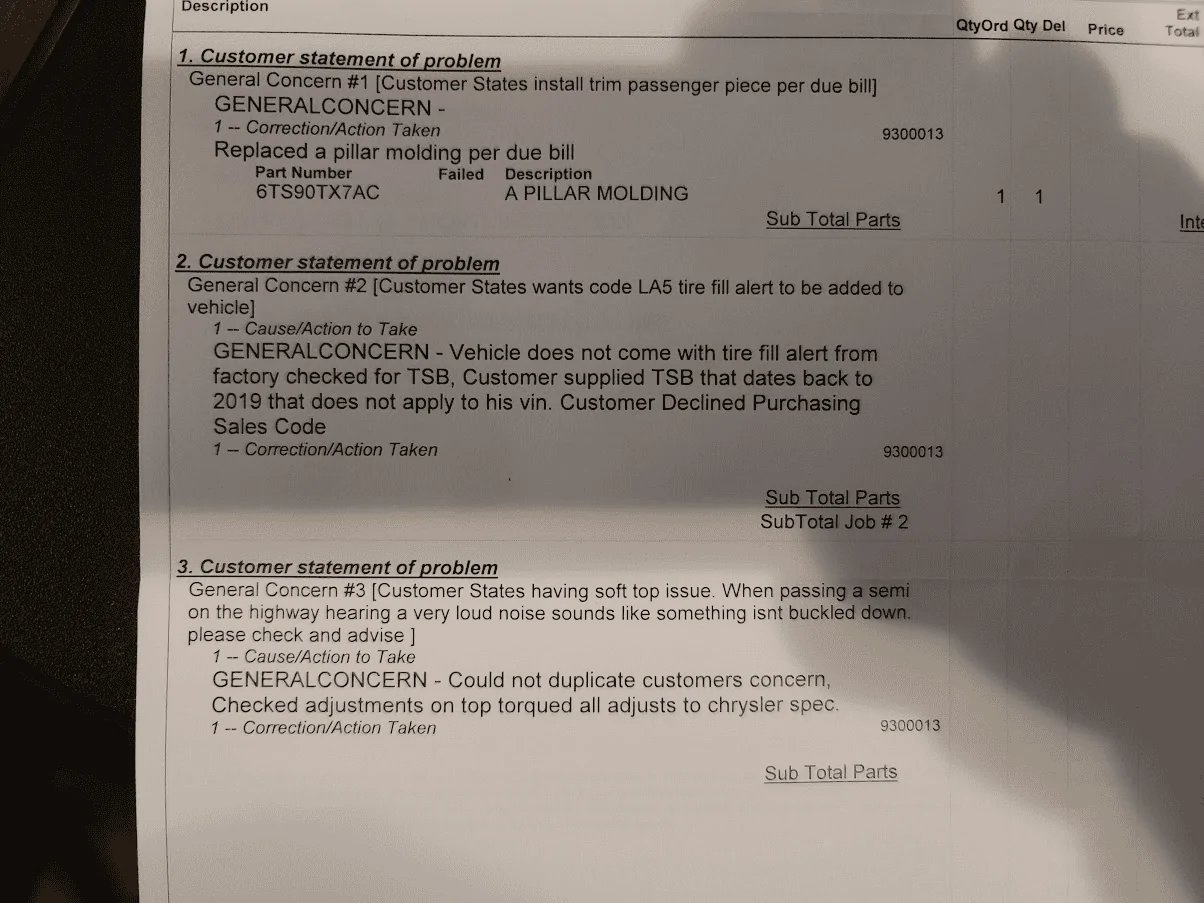 Jeep Gladiator Tire Fill Alert added for a Sept 21' build date 1640039685265