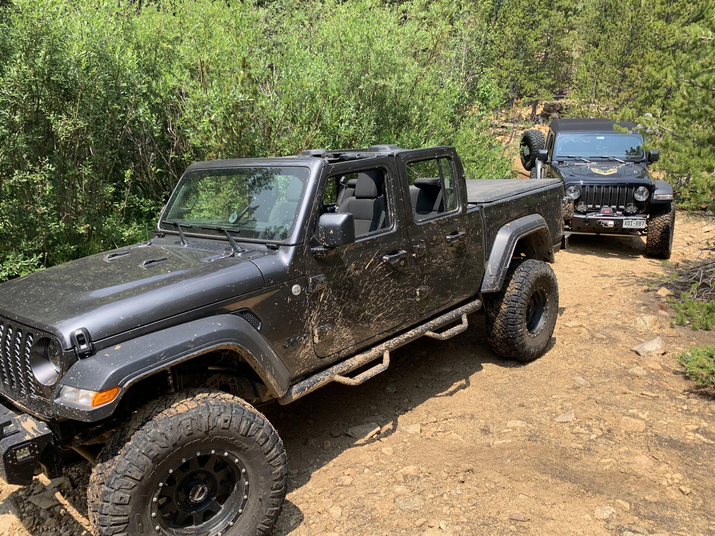 Jeep Gladiator Let’s see granite crystal jt’s with aftermarket wheels please AAB6124F-E15B-423C-953A-3C98BF287507