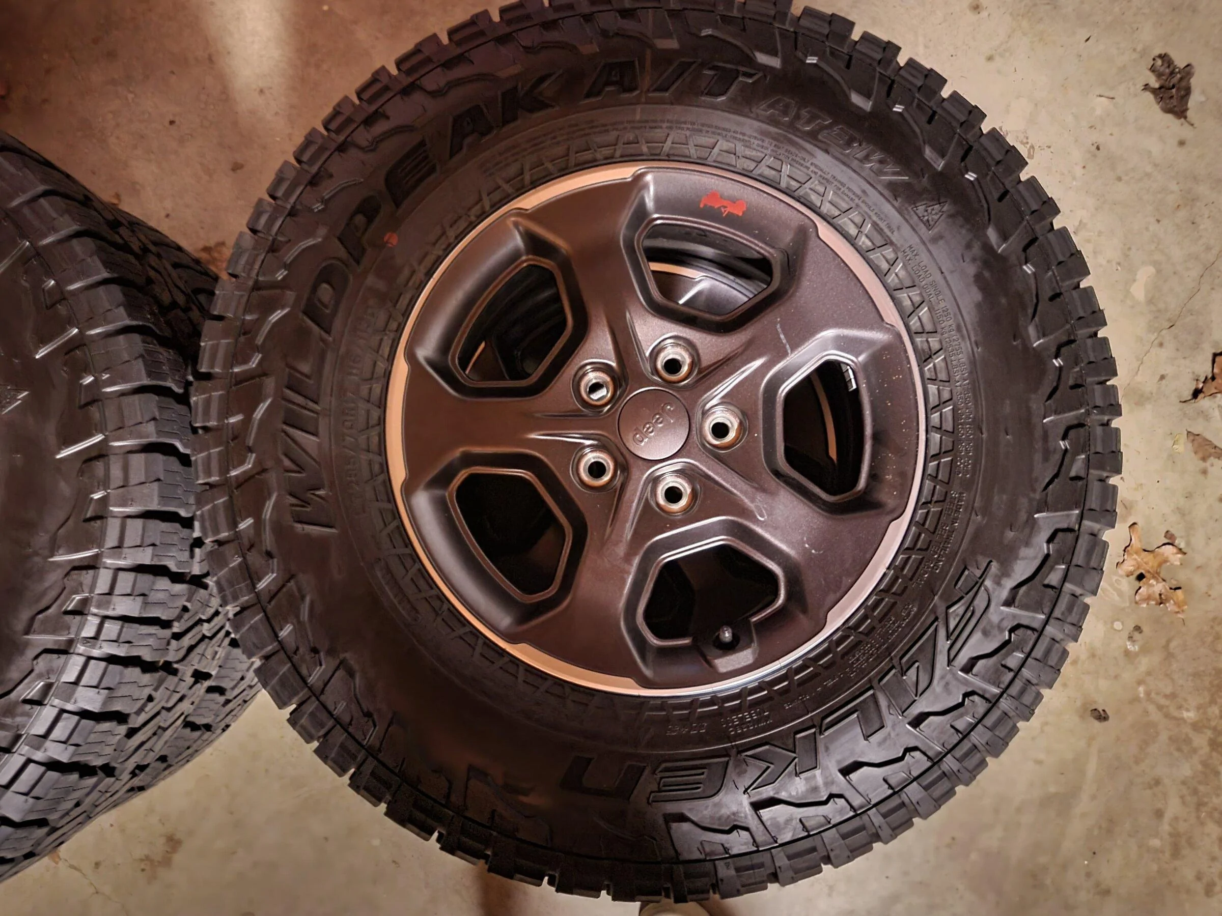 Jeep Gladiator Rubicon Wheels and Tires 950.00 20211221_075227
