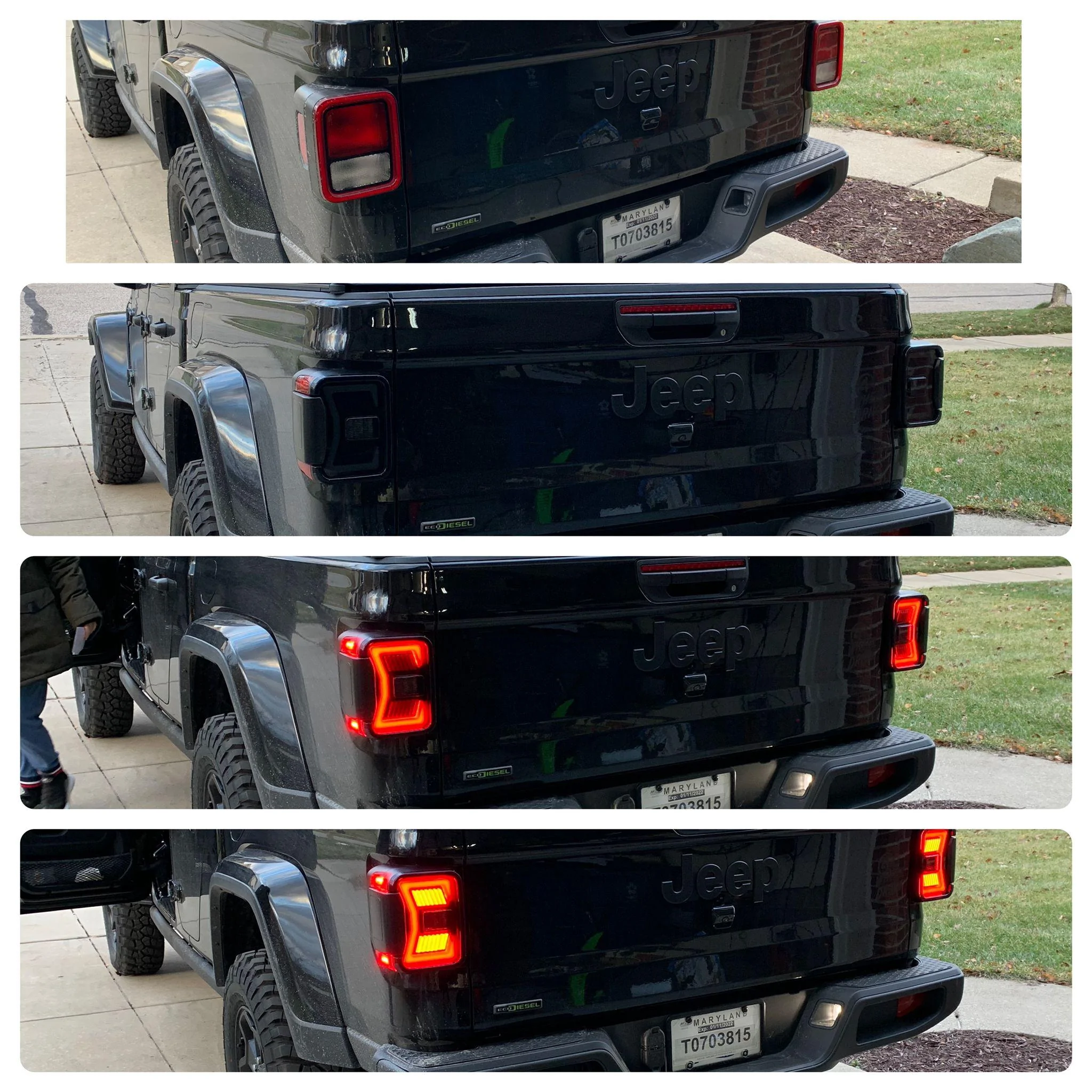 Jeep Gladiator Oracle Tail Lights or eBay knock off jeep lights