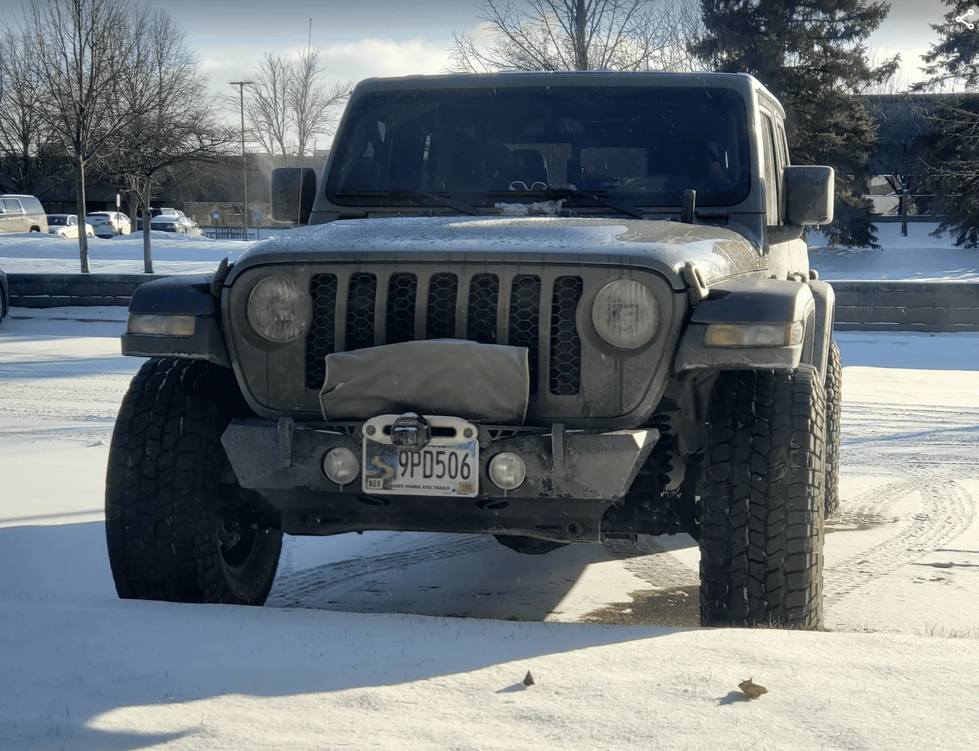 Jeep Gladiator Front License Plate Mounting Ideas... what do you think? 1640118045248