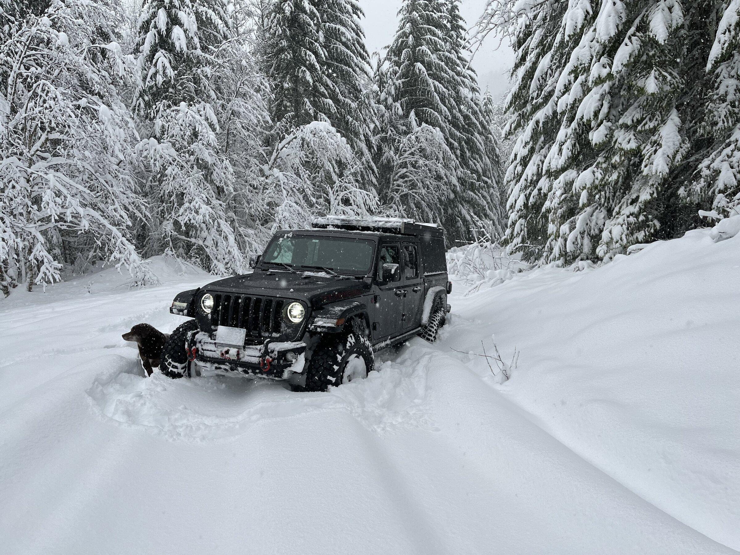 Jeep Gladiator Let's see those winter wheeling shots! ? 0A26C8E0-32A3-4BDD-9EDC-2364A41F7705