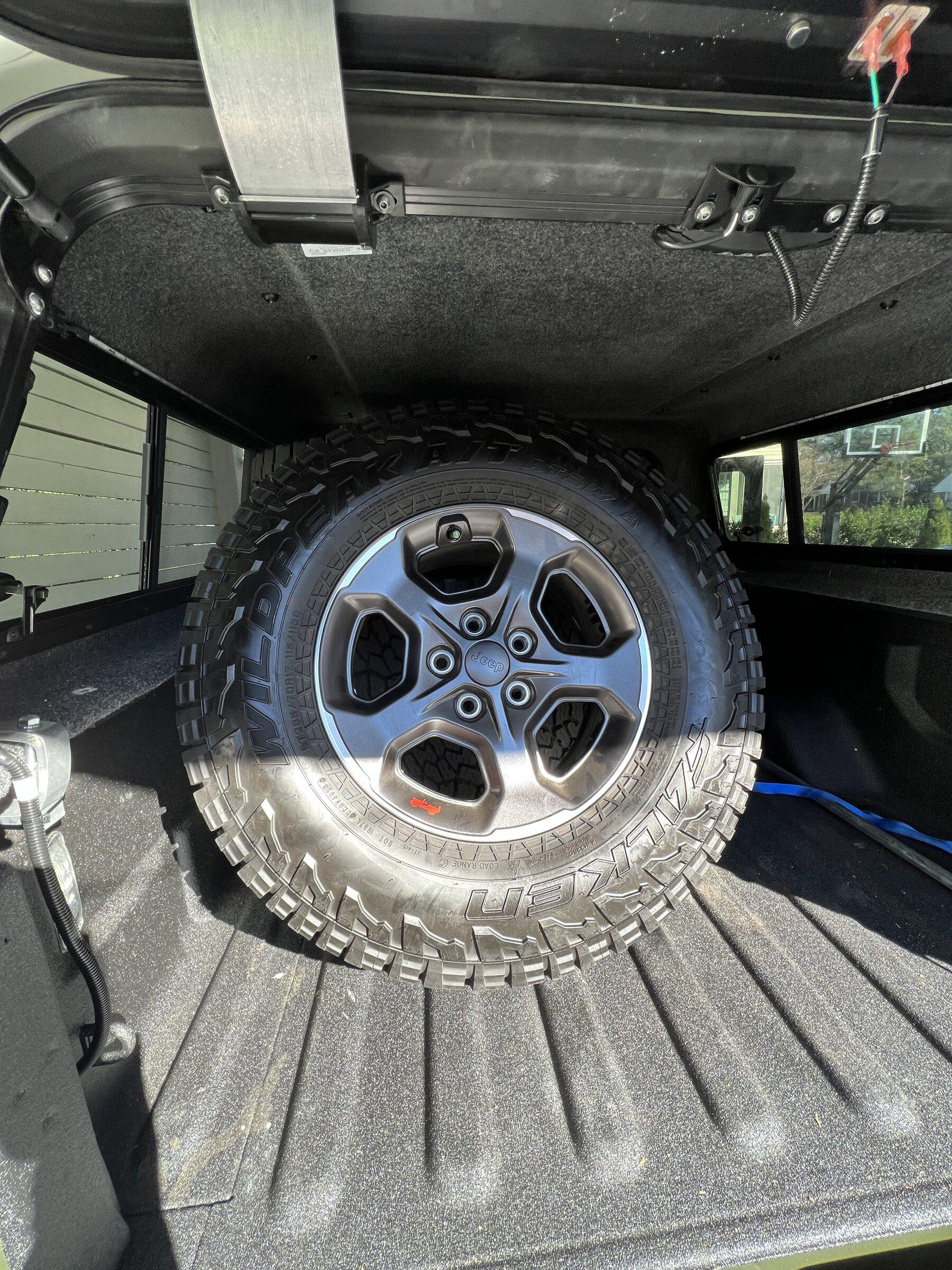 Jeep Gladiator 2021 Rubicon Take Offs Complete Wheel and Tire Set - $1200 OBO 59FFC50C-0BF9-4F0A-A052-0D0D18661D08