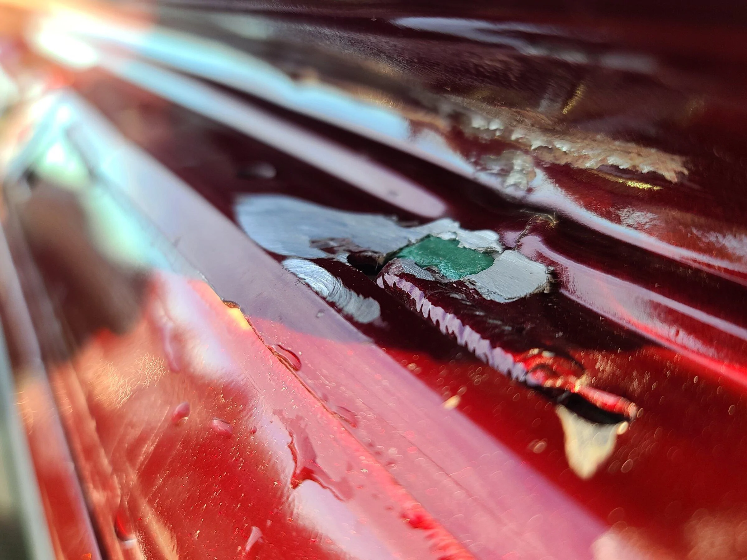 Jeep Gladiator Soft top leak above windshield. 20211223_155512
