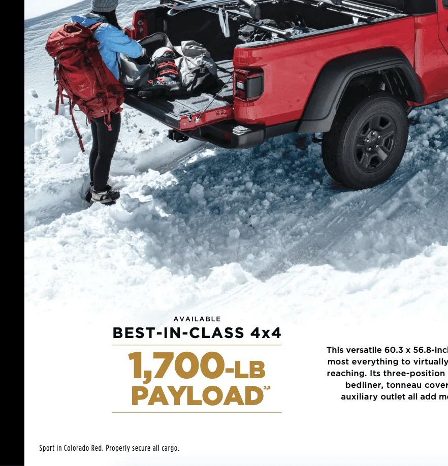 Jeep Gladiator 2022 Gladiator Brochure Posted on Jeep Website! 1640367377227