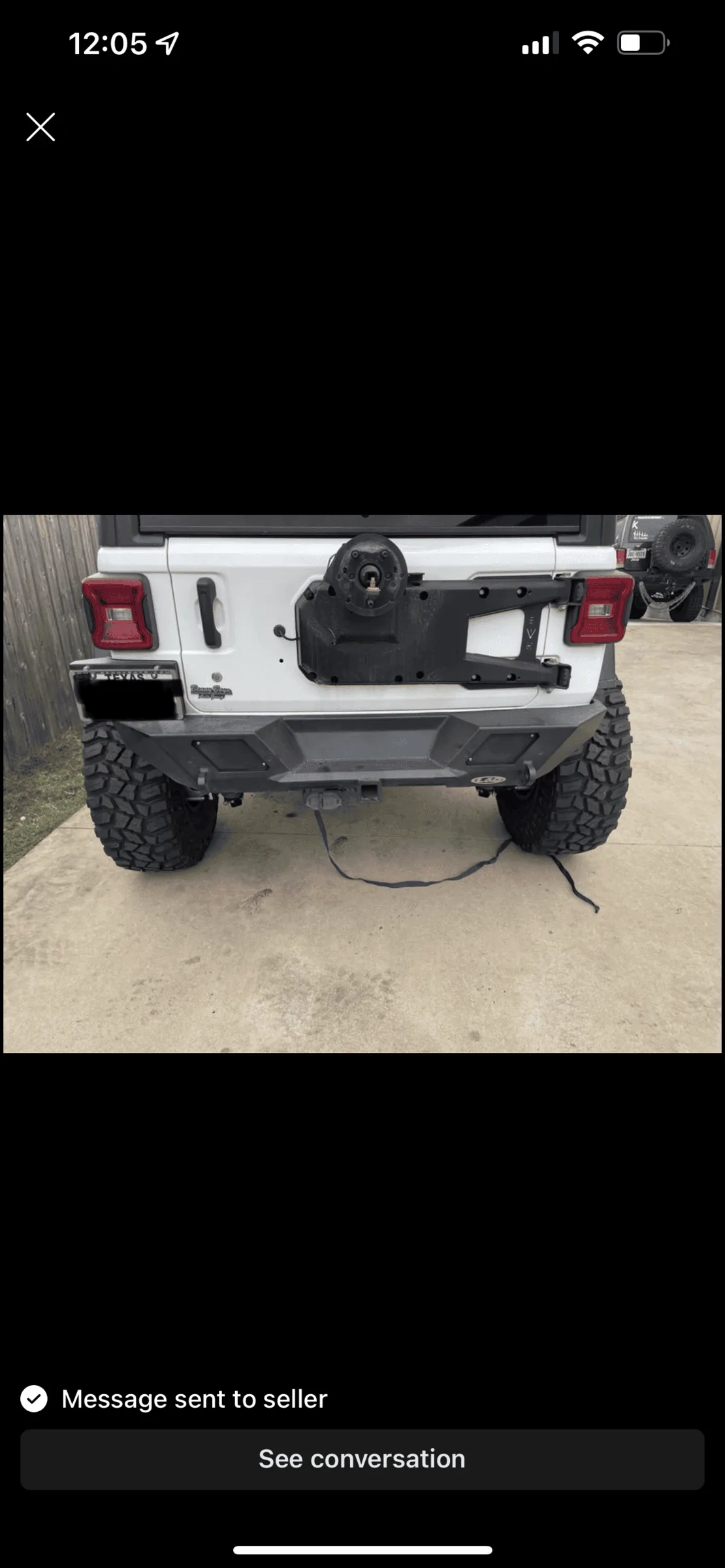 Jeep Gladiator JL bumper on a Gladiator FAB31FEE-F9C3-4FB8-BD9C-247B0BA02ADA
