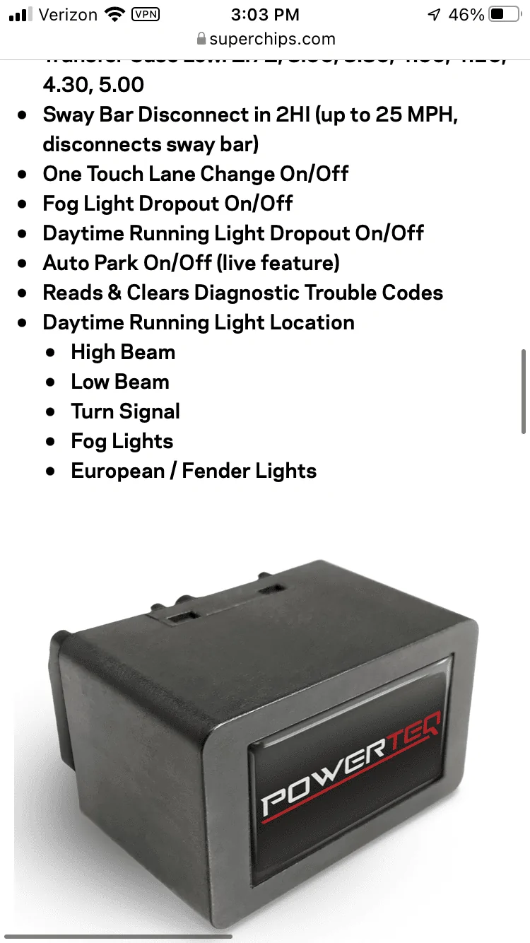 Jeep Gladiator About to install a Tazer JL mini and found there is a Powerteq in there 0831C1C0-00D7-4E99-A0C8-B0DDA3EB9A2A