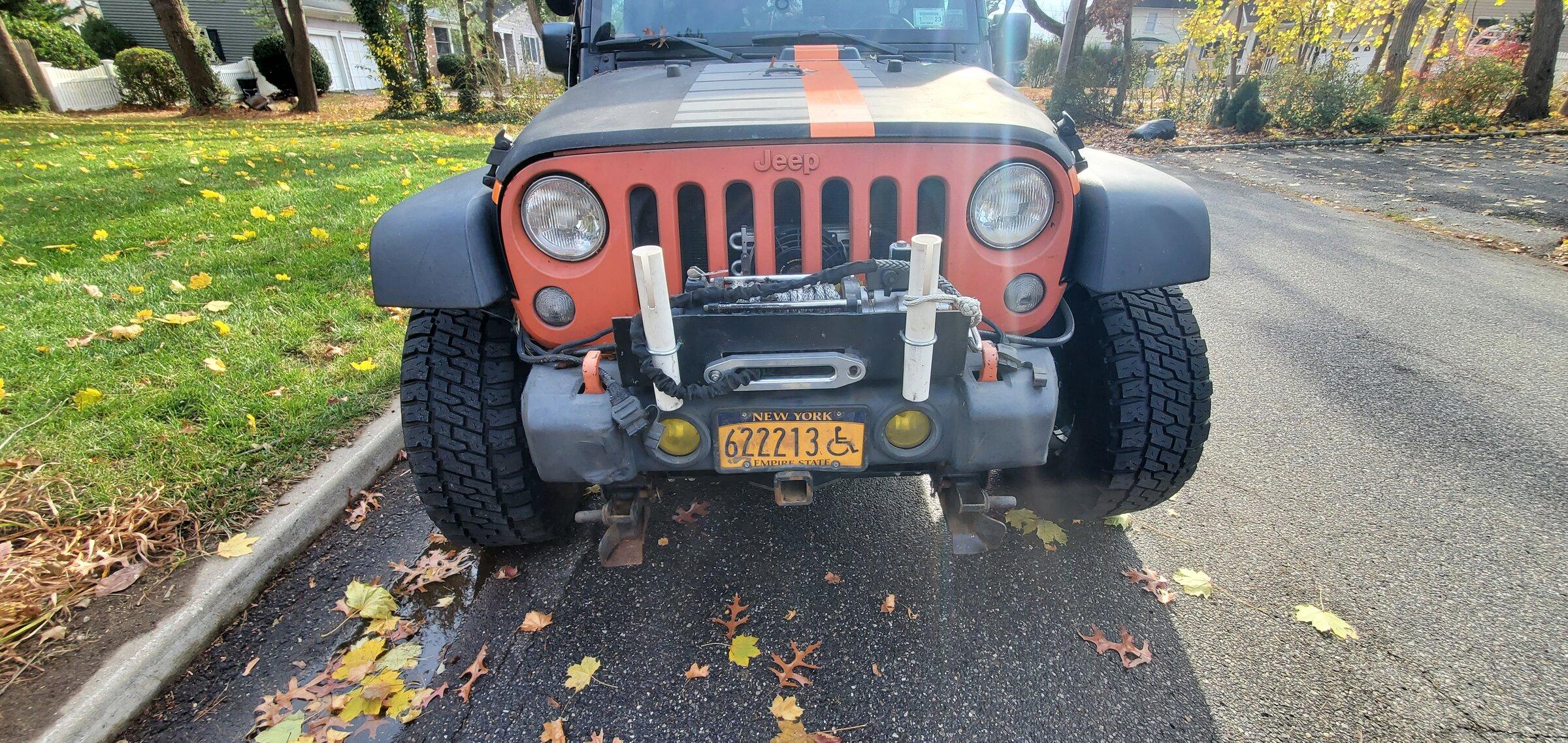 Jeep Gladiator Front License Plate Mounting Ideas... what do you think? 20211202_120537
