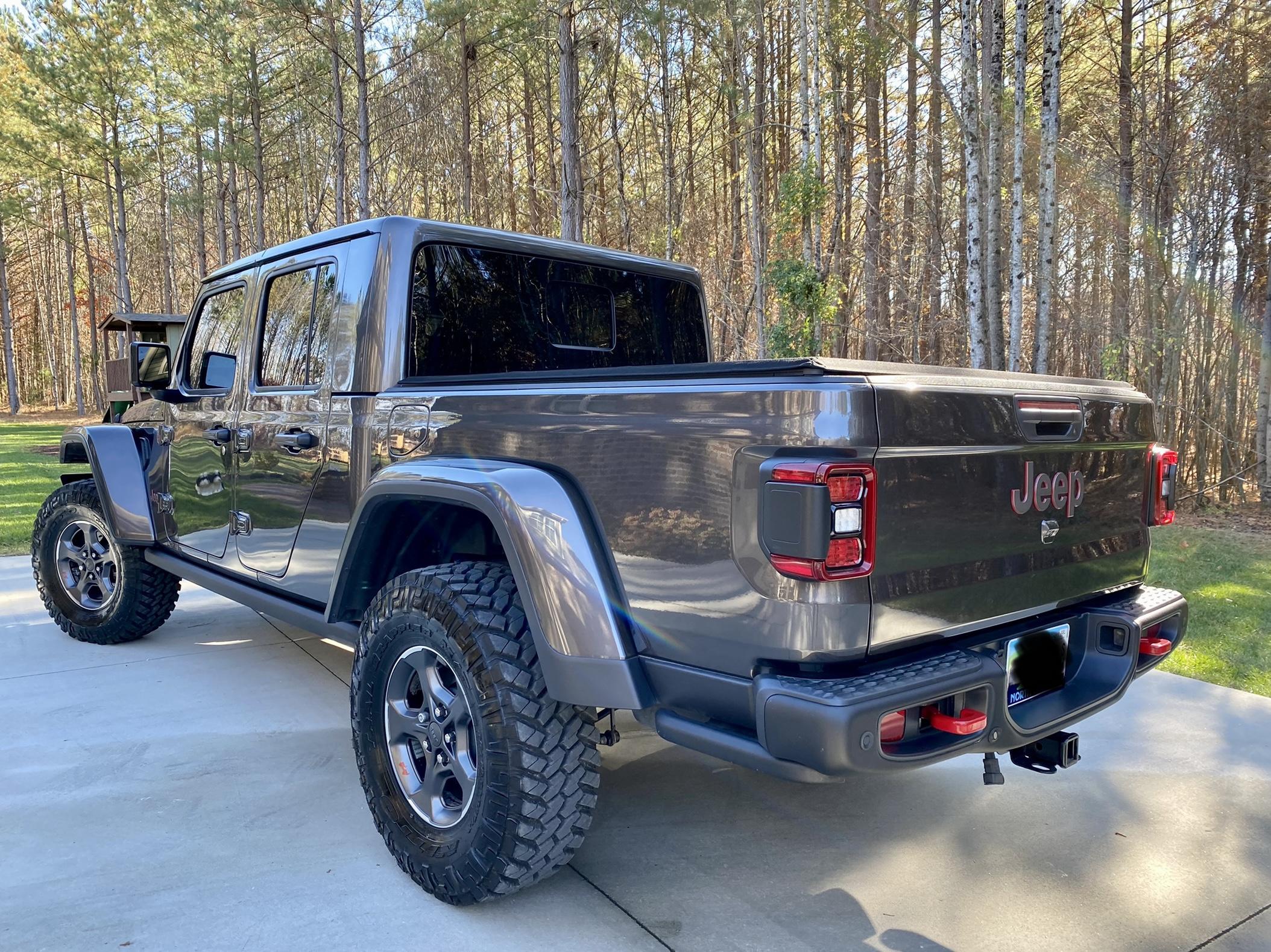 Jeep Gladiator (5) 35x11.5x17 Nitto Trail Grappler MTs and Rubicon wheels 503BC38D-FE2B-478E-97A7-79EF189C7F31