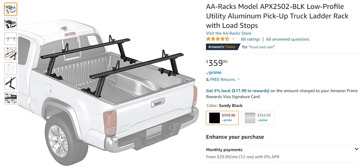 Jeep Gladiator Mid height Bed rack (like Yakima… but not lol) bed rack
