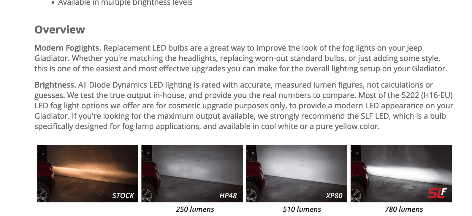 Jeep Gladiator LED fog lamp lumens? Screen Shot 2021-12-28 at 2.43.30 PM