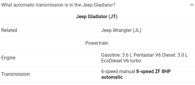 Jeep Gladiator 8 Speed Auto Transmission slipping problems at 13,000 miles (3rd time in for repairs) 1640737926926