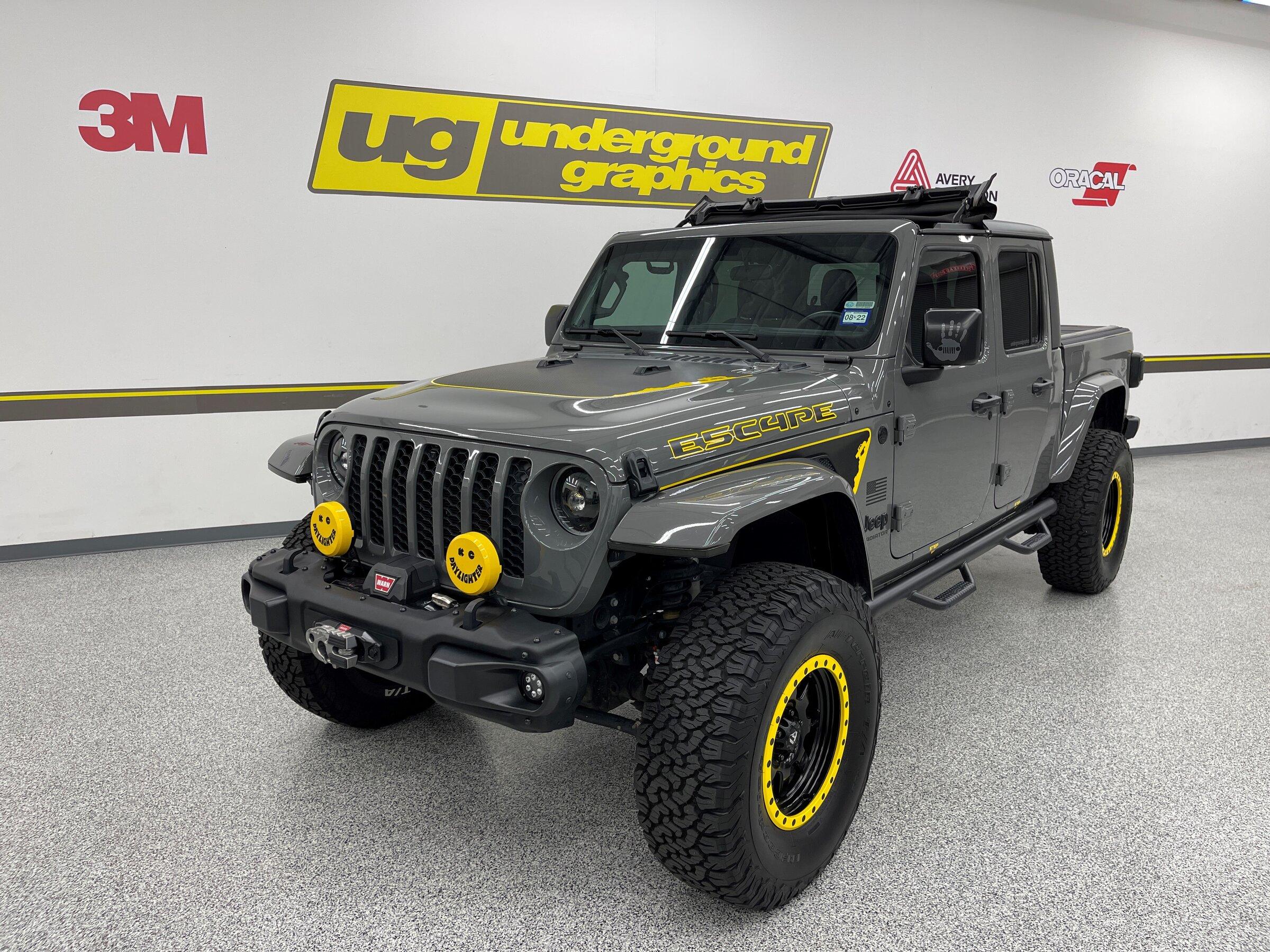 Jeep Gladiator Stickers and decal pics! UG Gladiator 02