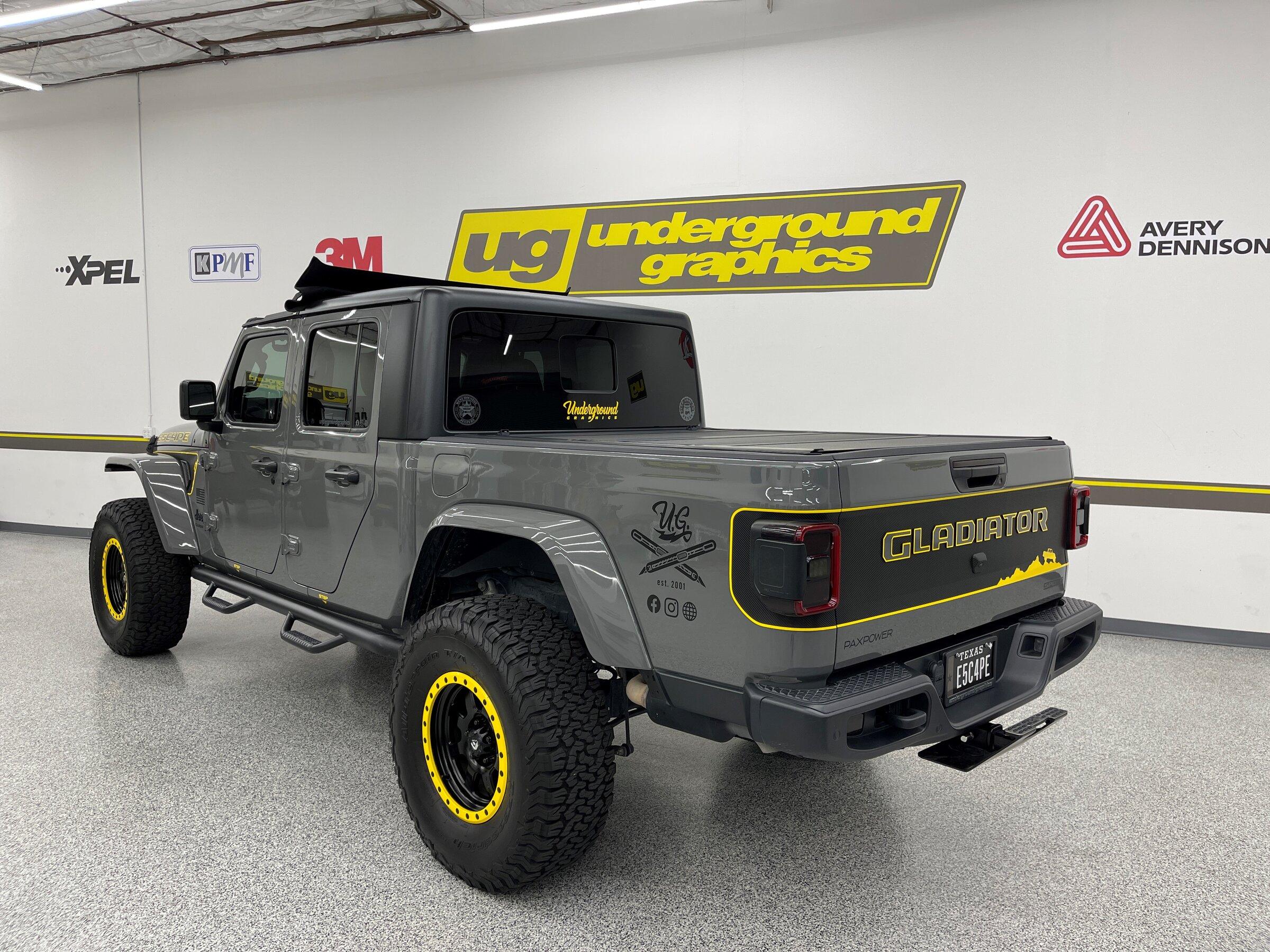 Jeep Gladiator Stickers and decal pics! UG Gladiator 03