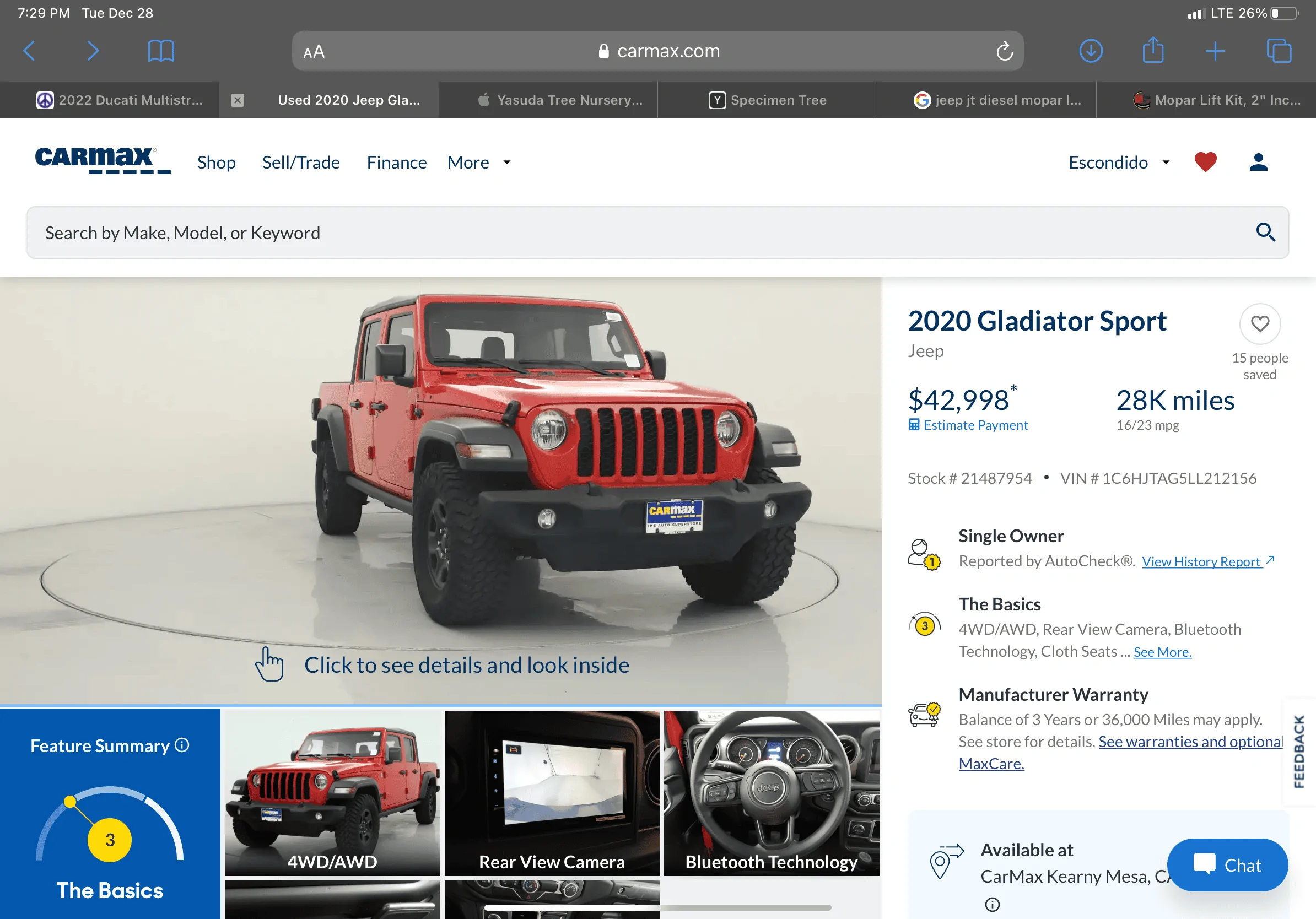 Jeep Gladiator San Diego 32EE7A89-7E47-40FD-82D6-B03EC736E822