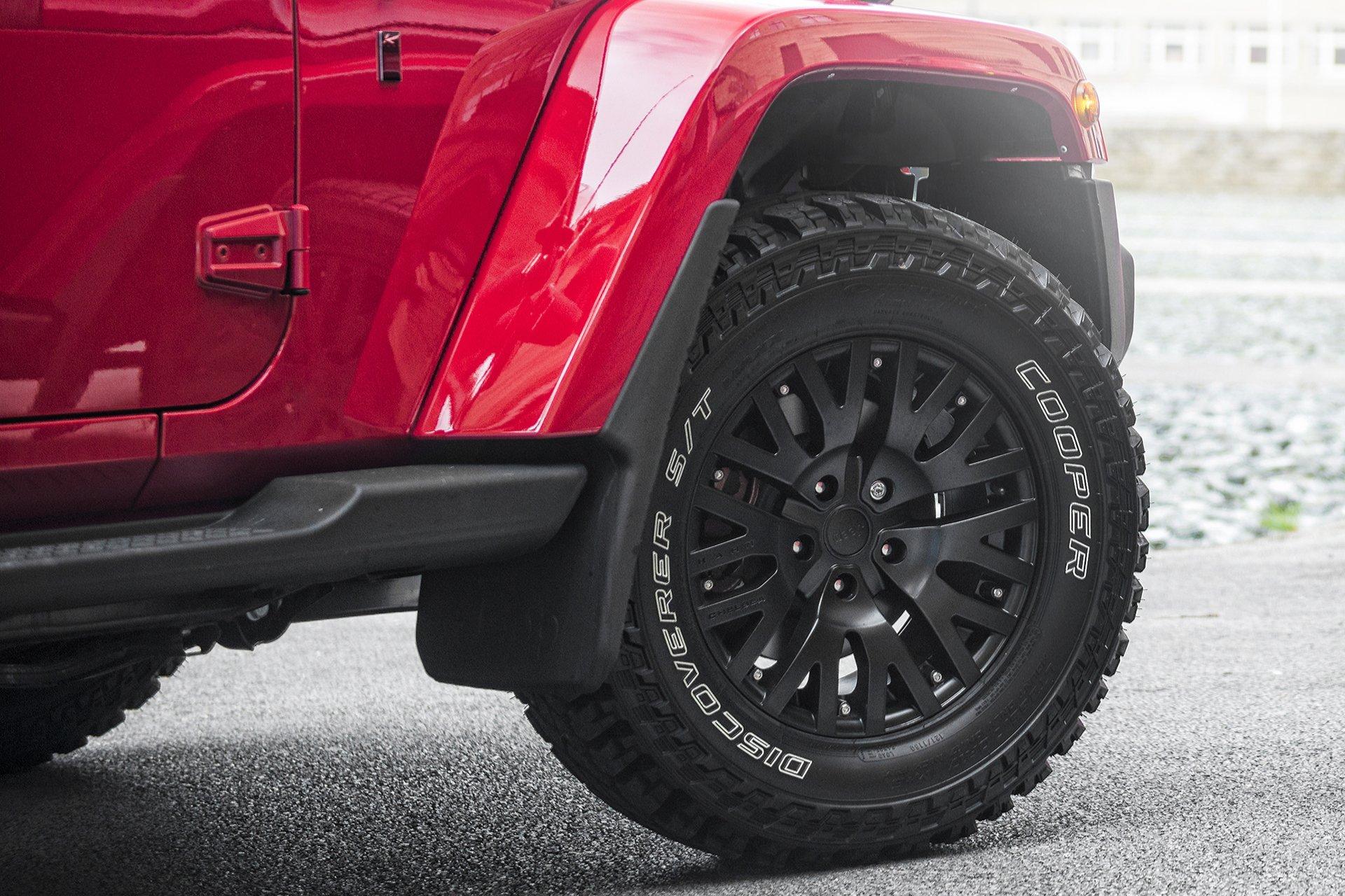 Jeep Gladiator Wheel Fitment JK Wrangler 2007-2018 to Gladiator KAH_4695