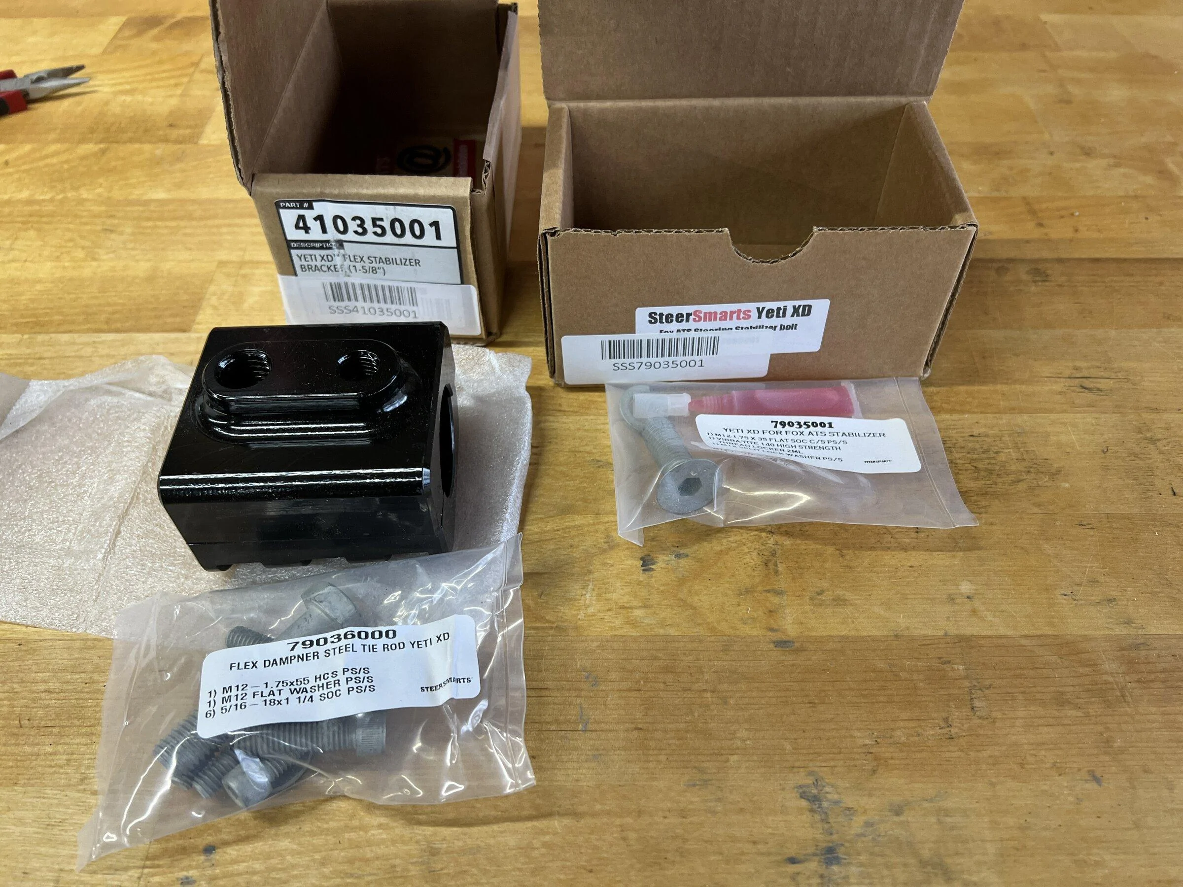 Jeep Gladiator AEV 2" Spacer Kit, Steer Smarts Tie Rod, Teraflex Rear Track Bar Bracket, Fabtech Shock Extensions IMG_0382