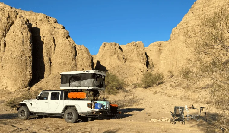 Jeep Gladiator Sale: James Baroud Evasion RTT and Pak Rax Rack in SoCal 1640889180665