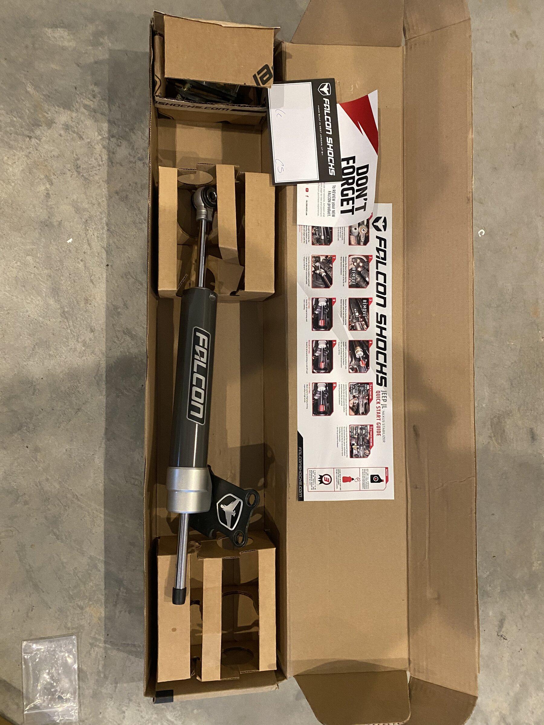 Jeep Gladiator TERAFLEX FALCON NEXUS EF 2.1 STEERING STABILIZER 6E813D10-B23E-4A04-8614-54CF60F6C48E