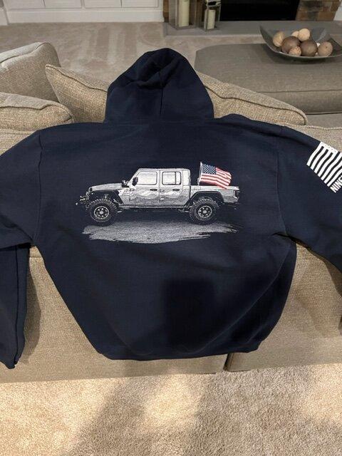 Jeep Gladiator Show off your Santa presents here Hoodie