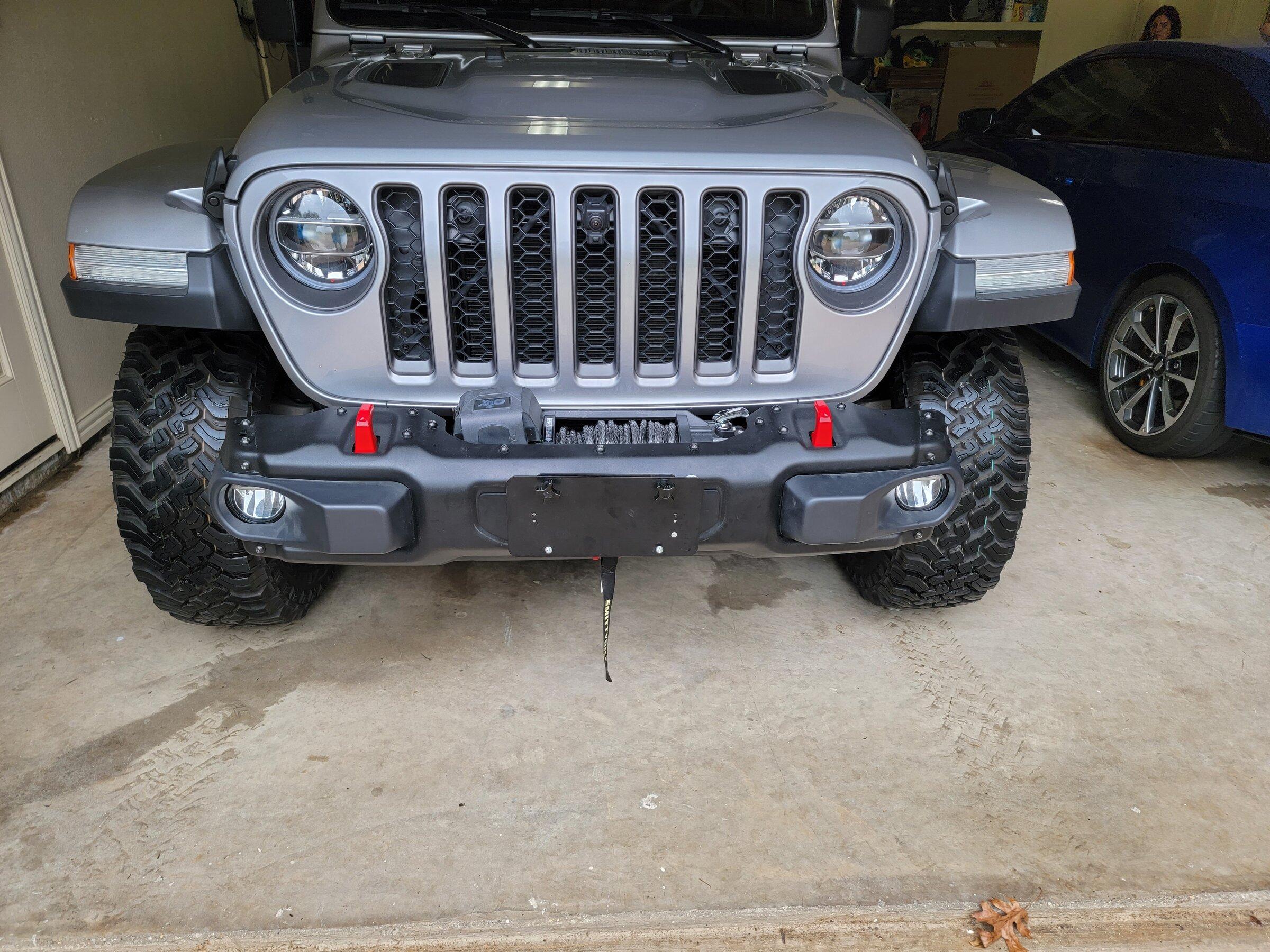 Jeep Gladiator Wiring Badlands ZXR12000 in factory steel bumper? 20210516_162409