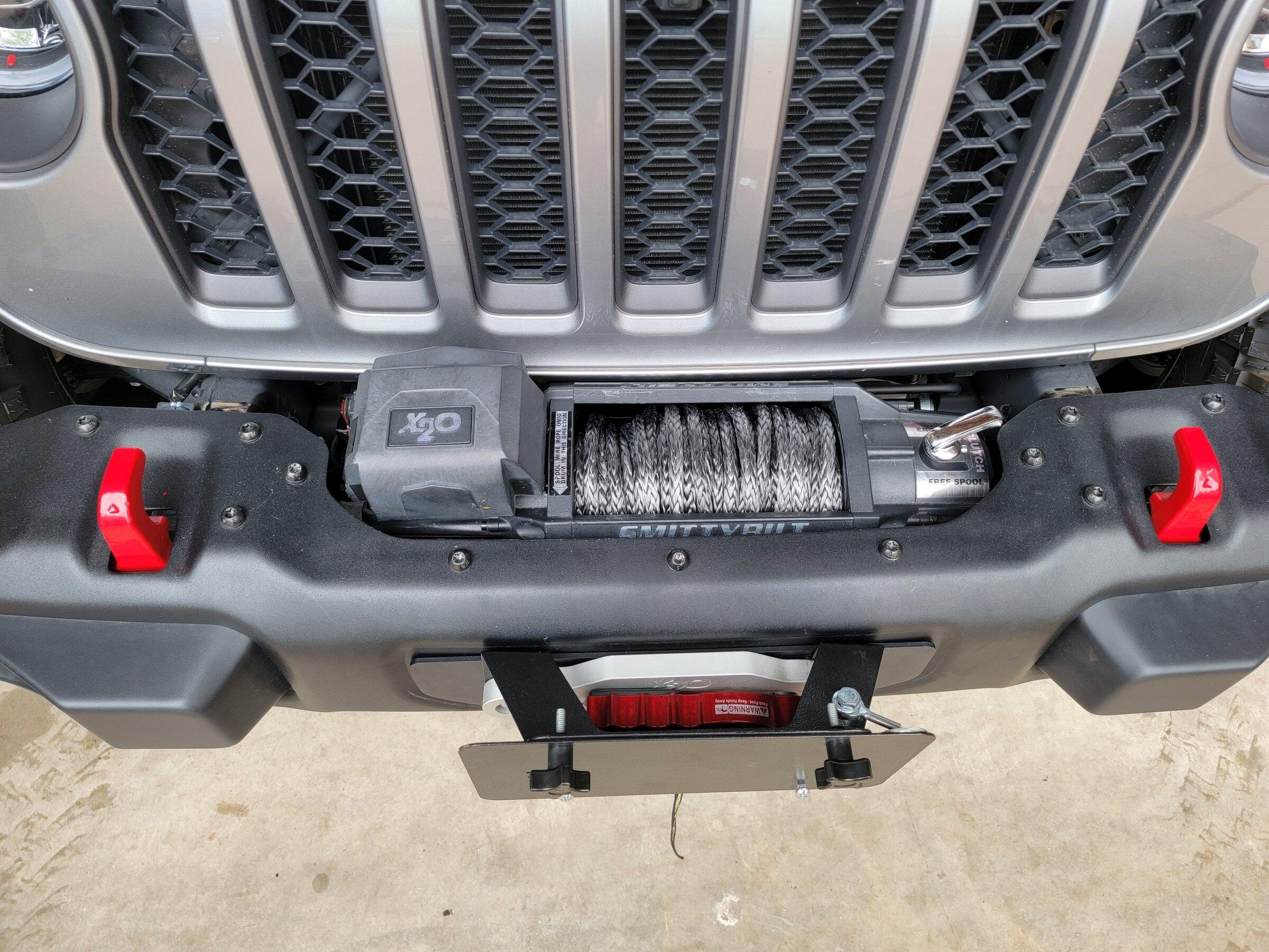Jeep Gladiator Wiring Badlands ZXR12000 in factory steel bumper? 20210516_162419