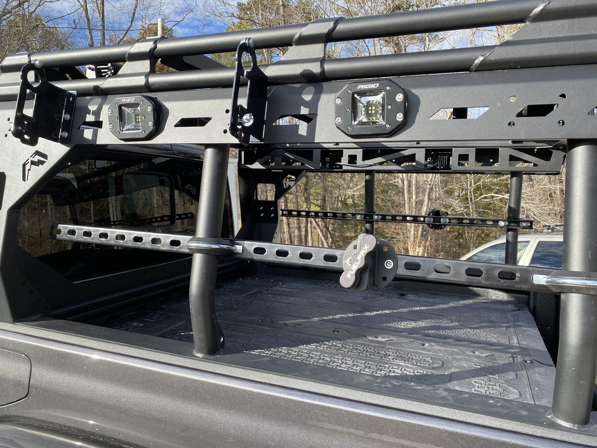 Jeep Gladiator Big part out. Cool stuff :Fab Fours Bed Rack, Rigid lights, B6389729-3735-4BAB-A368-6BF658E35140