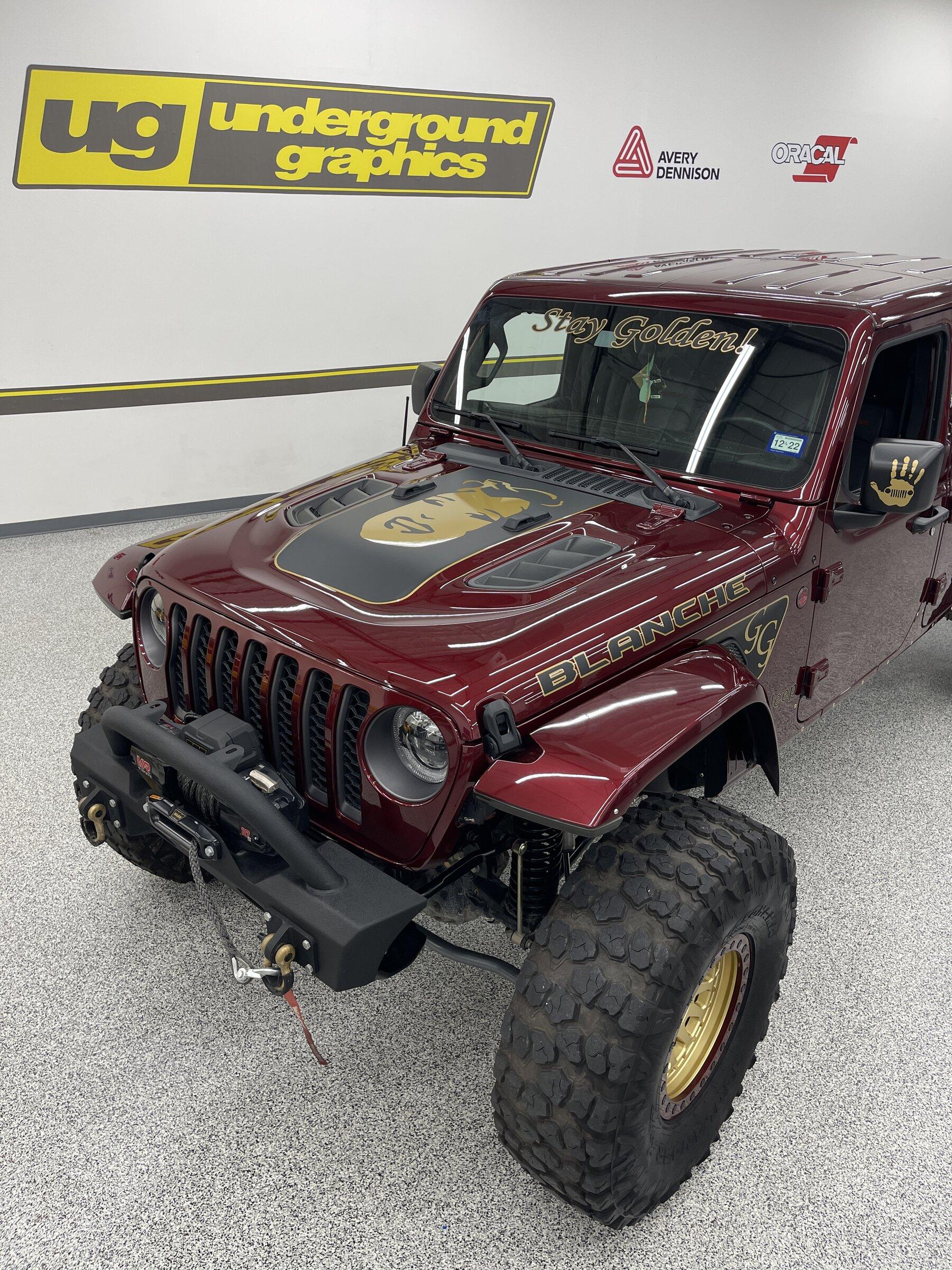 Jeep Gladiator Customer Gladiator Gallery:  submit your photos and see our work! Blanche 02.JPG