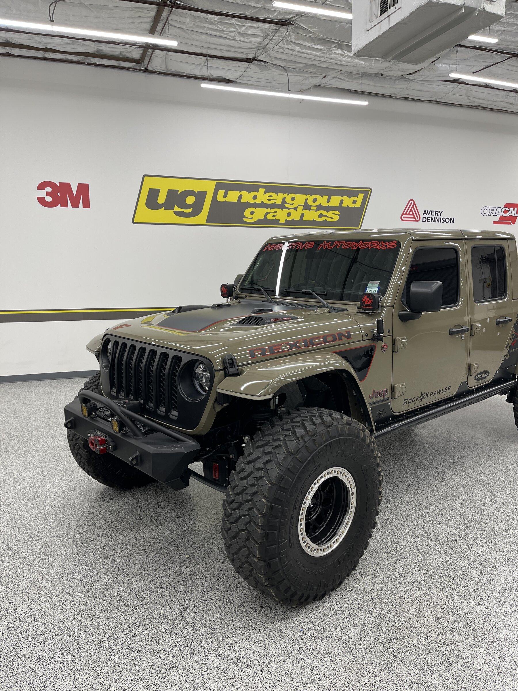 Jeep Gladiator Hood graphics - Mojave, Rubicon and Sport/Overland:  photos and info Rexicon  V2 01.JPG