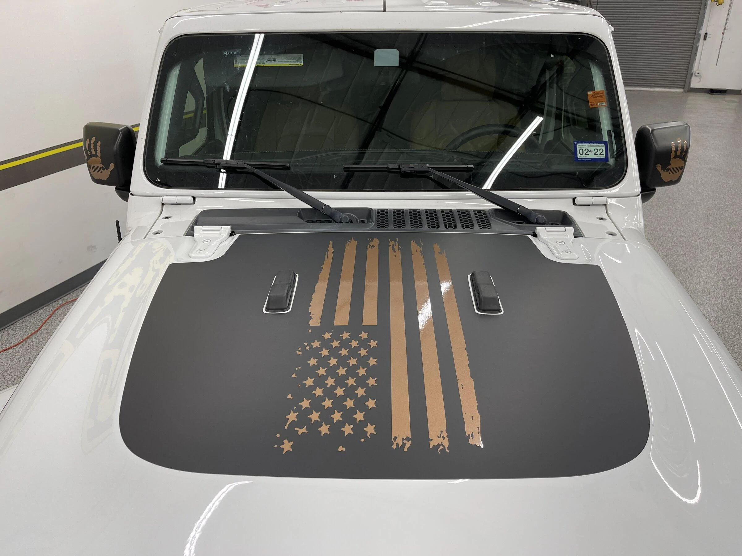 Jeep Gladiator Hood graphics - Mojave, Rubicon and Sport/Overland:  photos and info Mud Puddler 02
