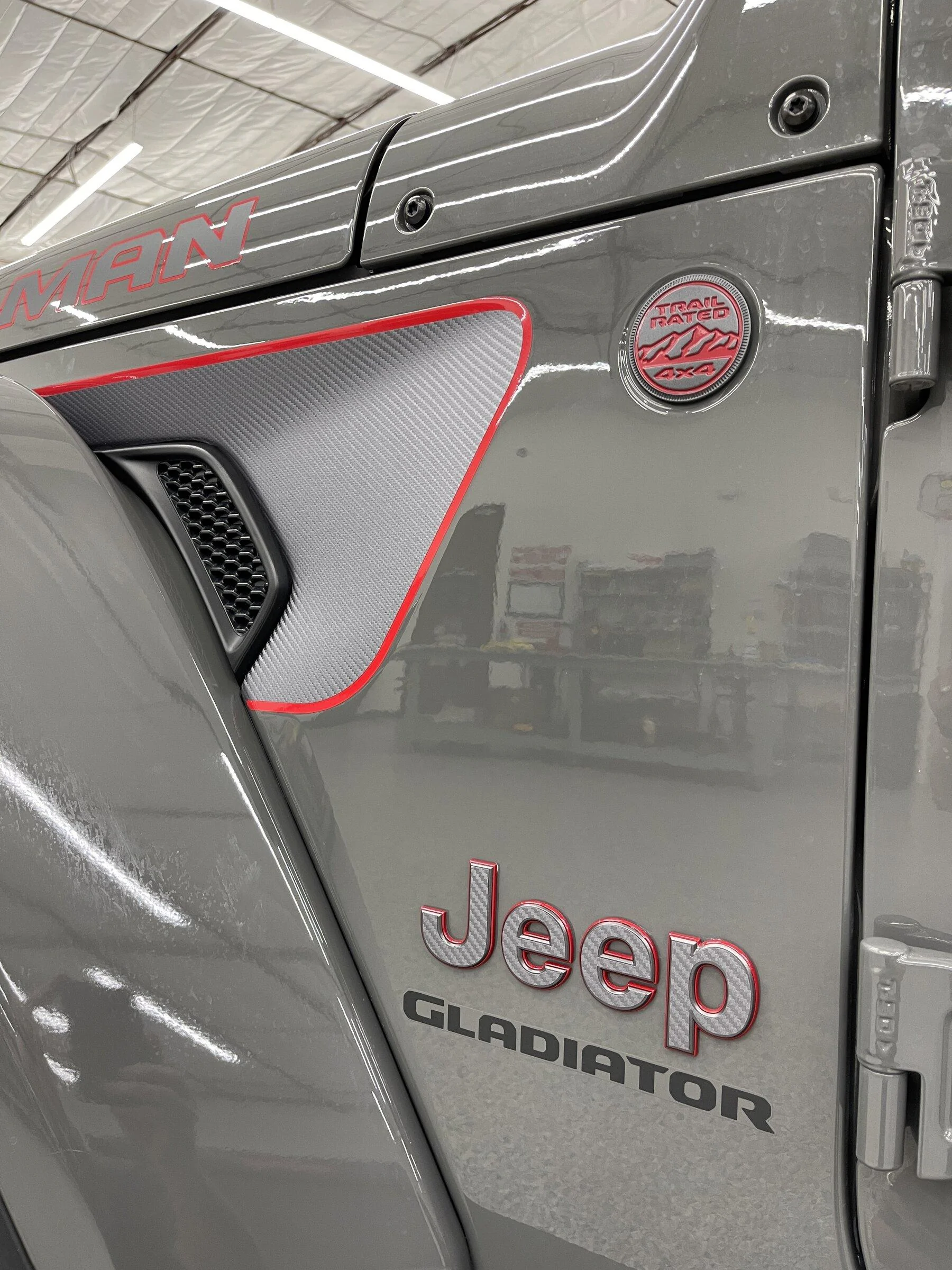 Jeep Gladiator Fender Vent graphics - Mojave, Rubicon, Sport/Overland and custom:  photos and info OakleyMan V2 04