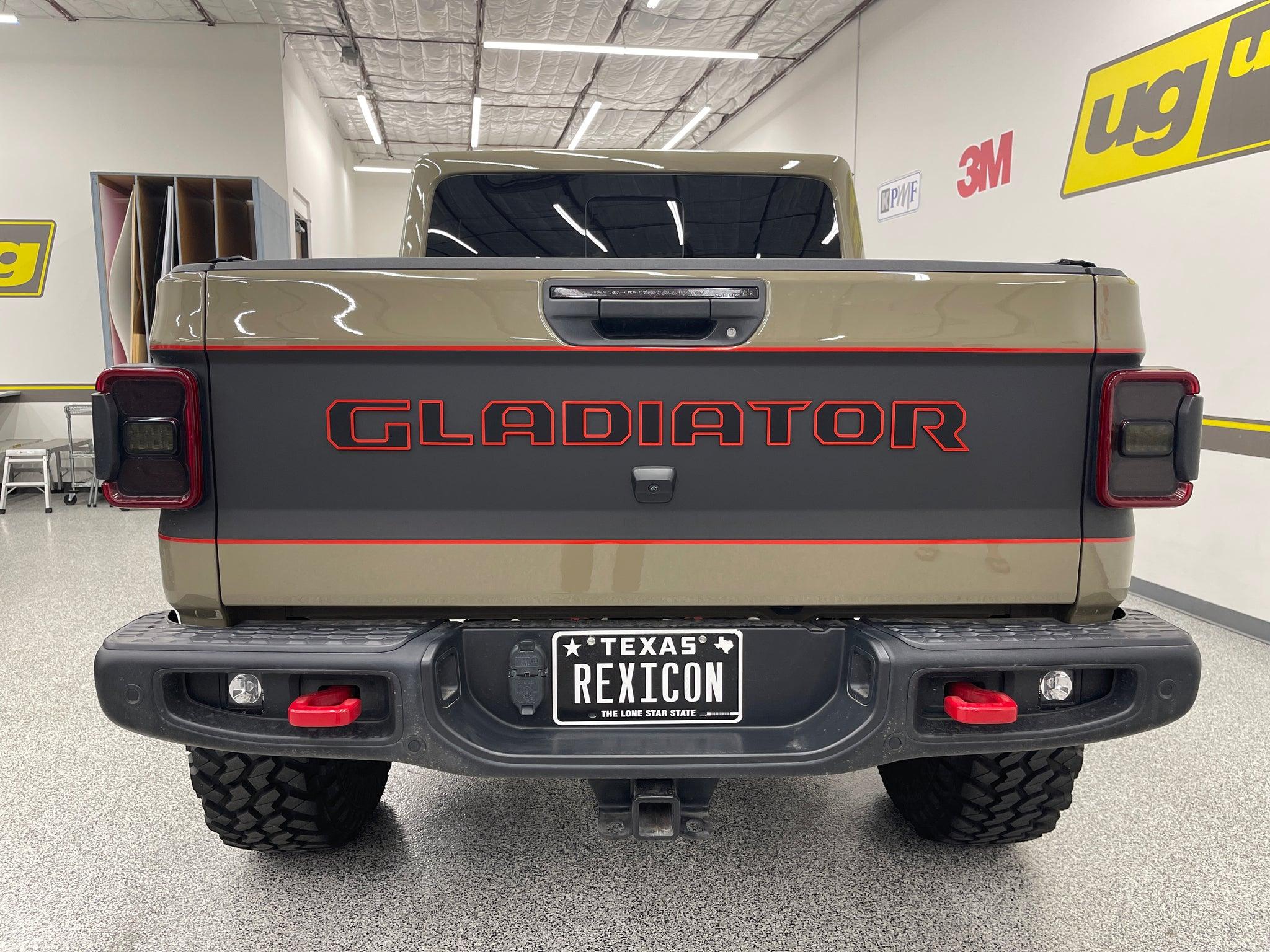 Jeep Gladiator Tailgate graphic wrap - we made it easy:  photos and info IMG_0609_1024x1024@2x