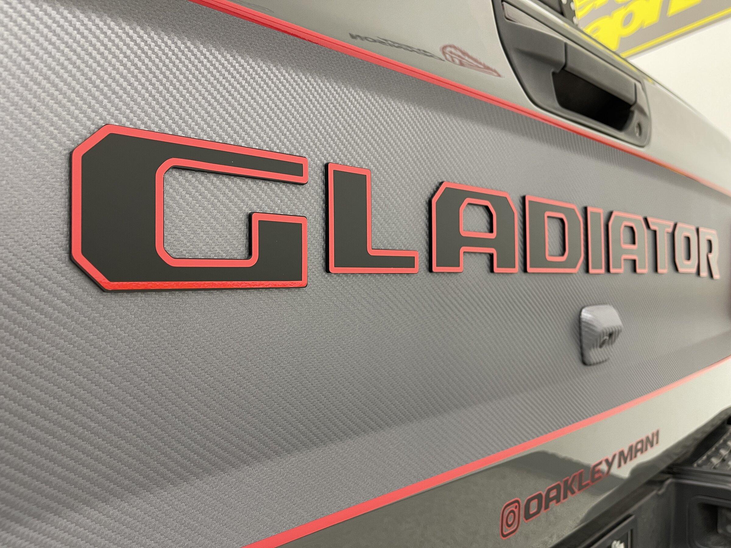 Jeep Gladiator Tailgate graphic wrap - we made it easy:  photos and info OakleyMan V2 08.JPG