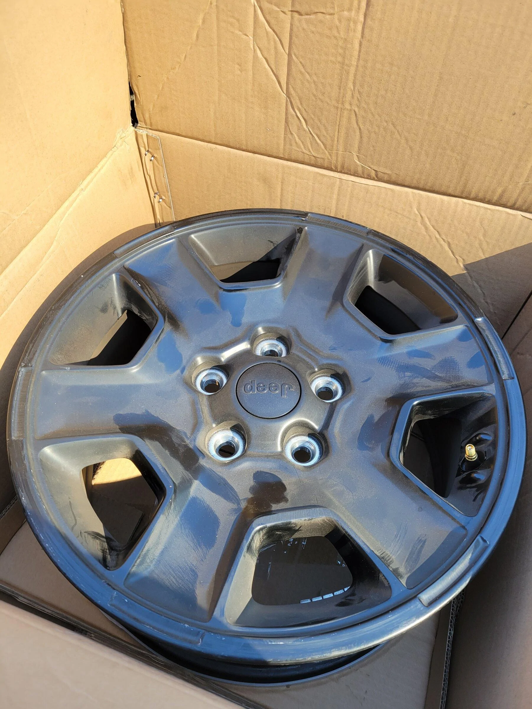 Jeep Gladiator OEM Mojave wheels (4) 20211222_133245