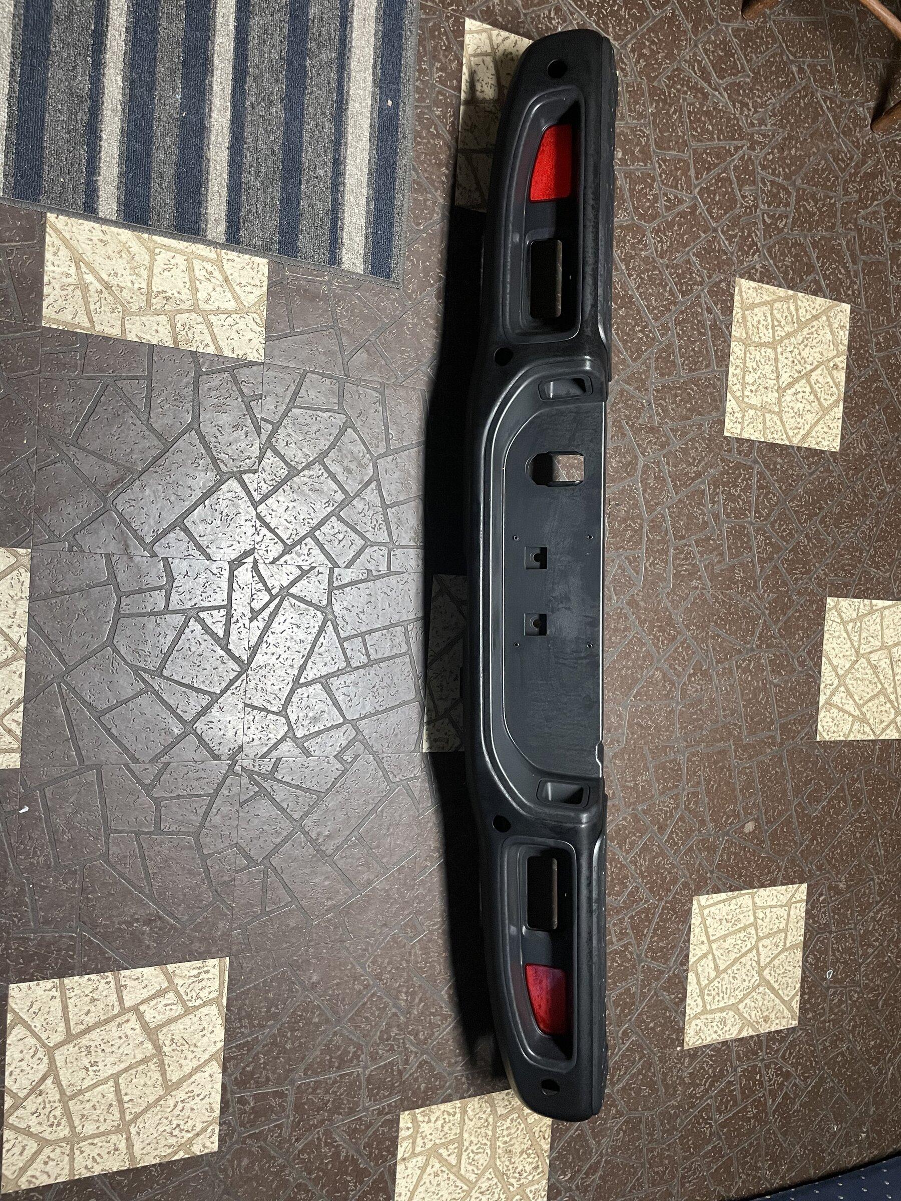 Jeep Gladiator 2021 Rubicon steel rear bumper C1BD267D-0638-4A69-8CAC-6BC400C895CF