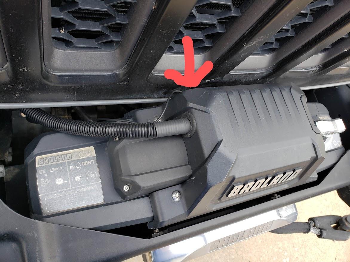 Jeep Gladiator New Apex 12K Harbor Freight winch Install winch modification