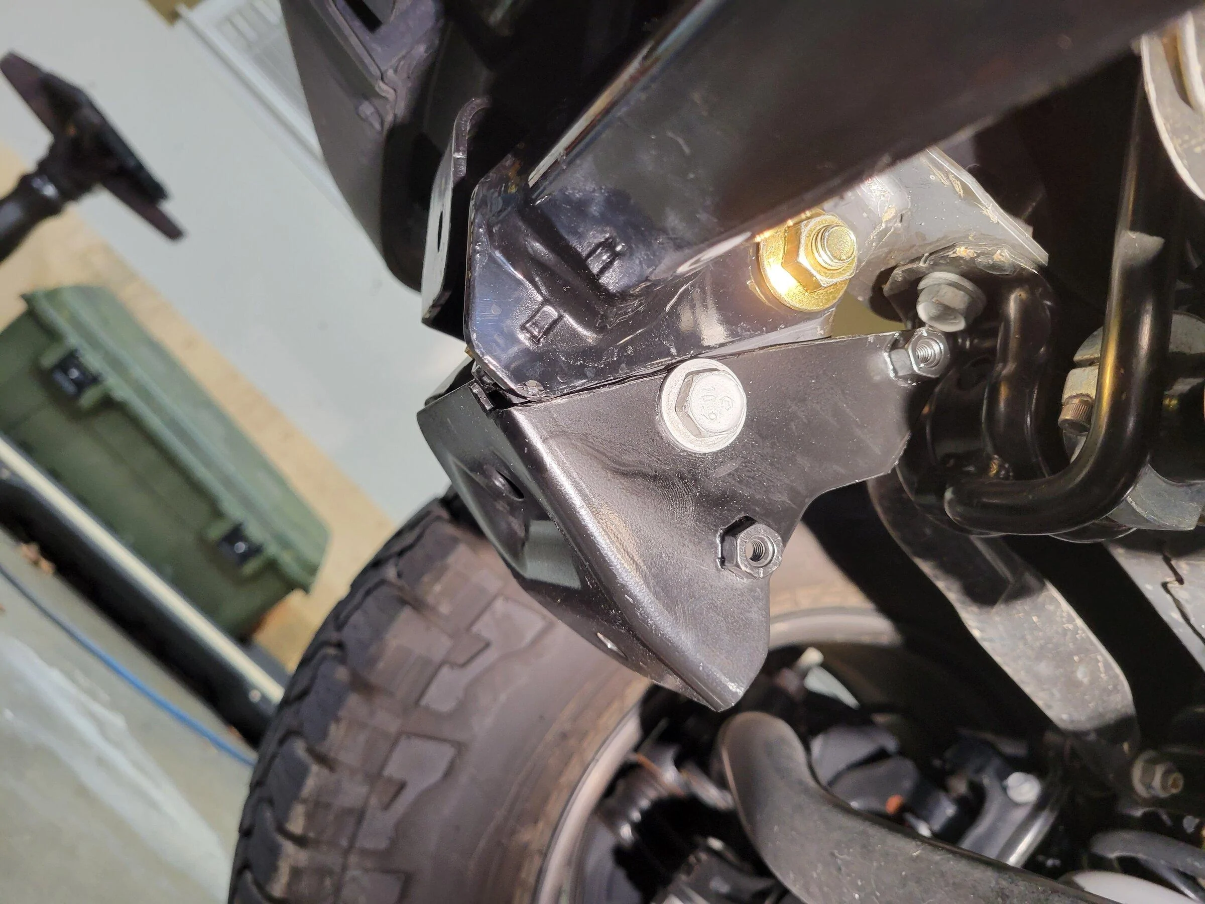 Jeep Gladiator Looking for input on an idea for a front receiver hitch for a winch. 20220104_181357