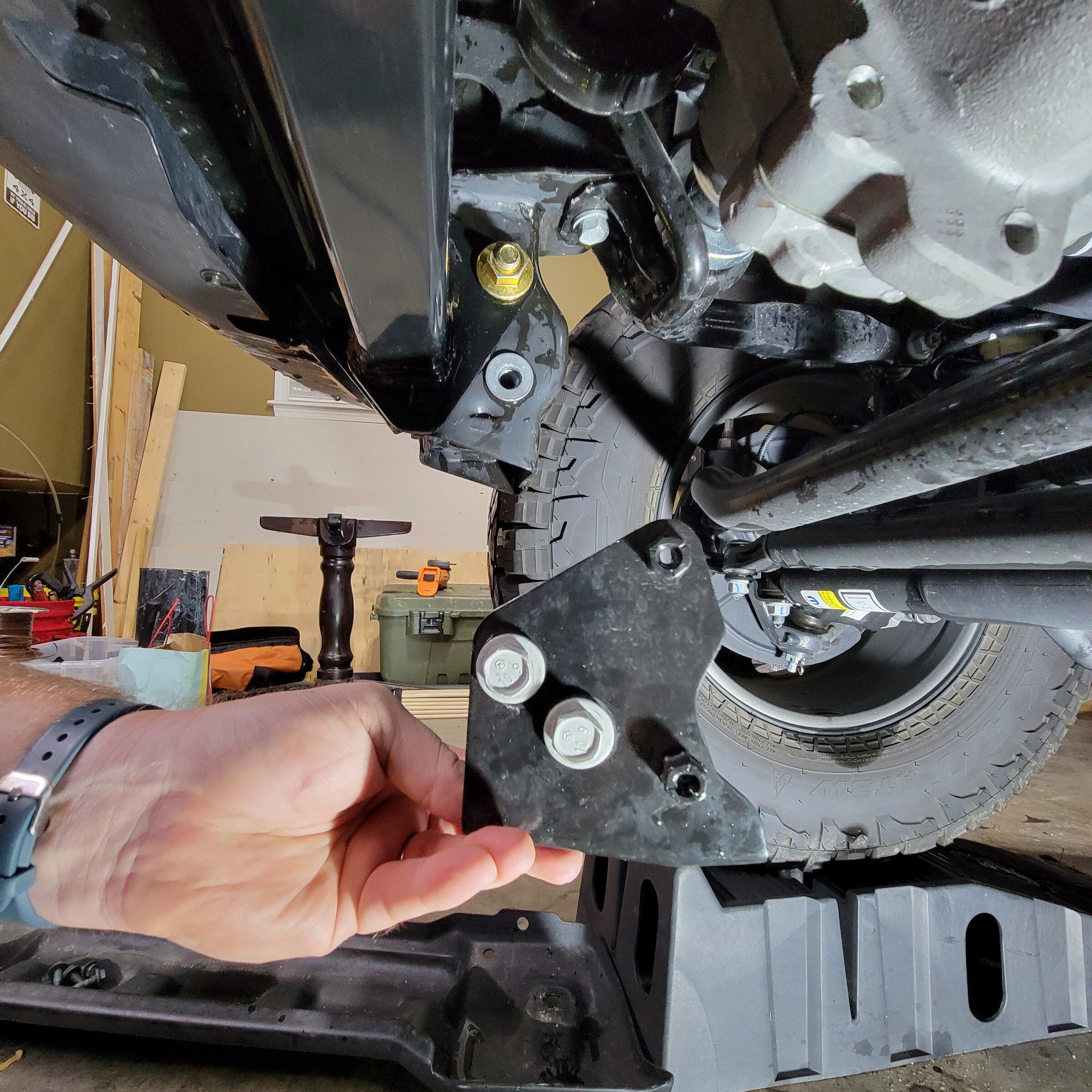 Jeep Gladiator Looking for input on an idea for a front receiver hitch for a winch. 20220101_173358