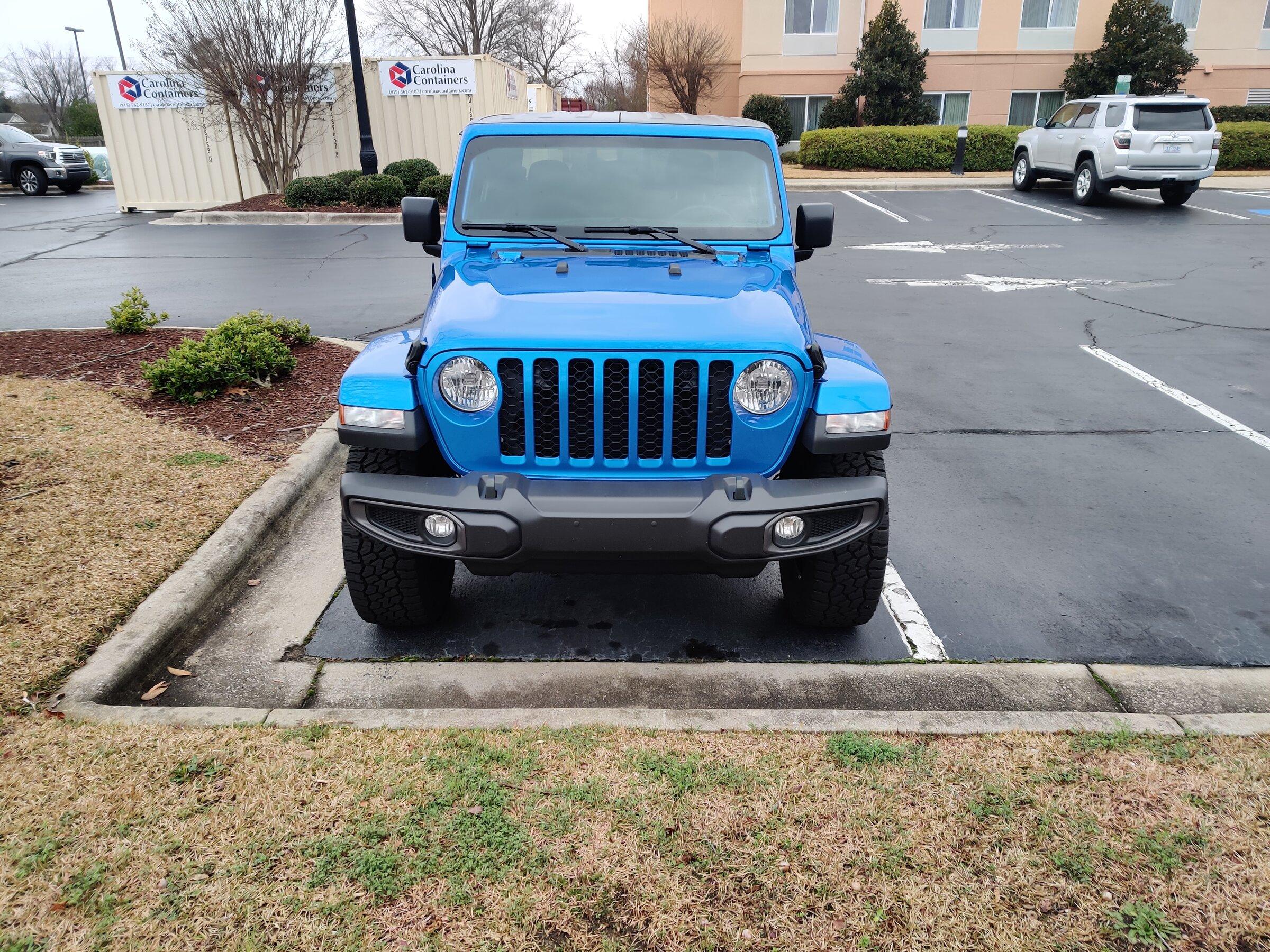 Jeep Gladiator Blue On Black - Build Chronicles IMG_20211230_161300