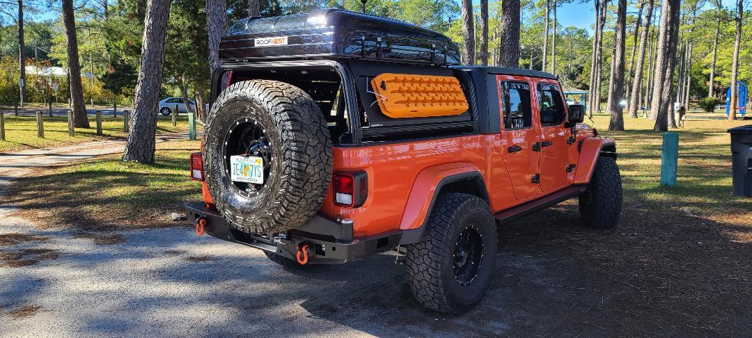 Jeep Gladiator Fold Down Rear Tire Carrier? Carrier 1