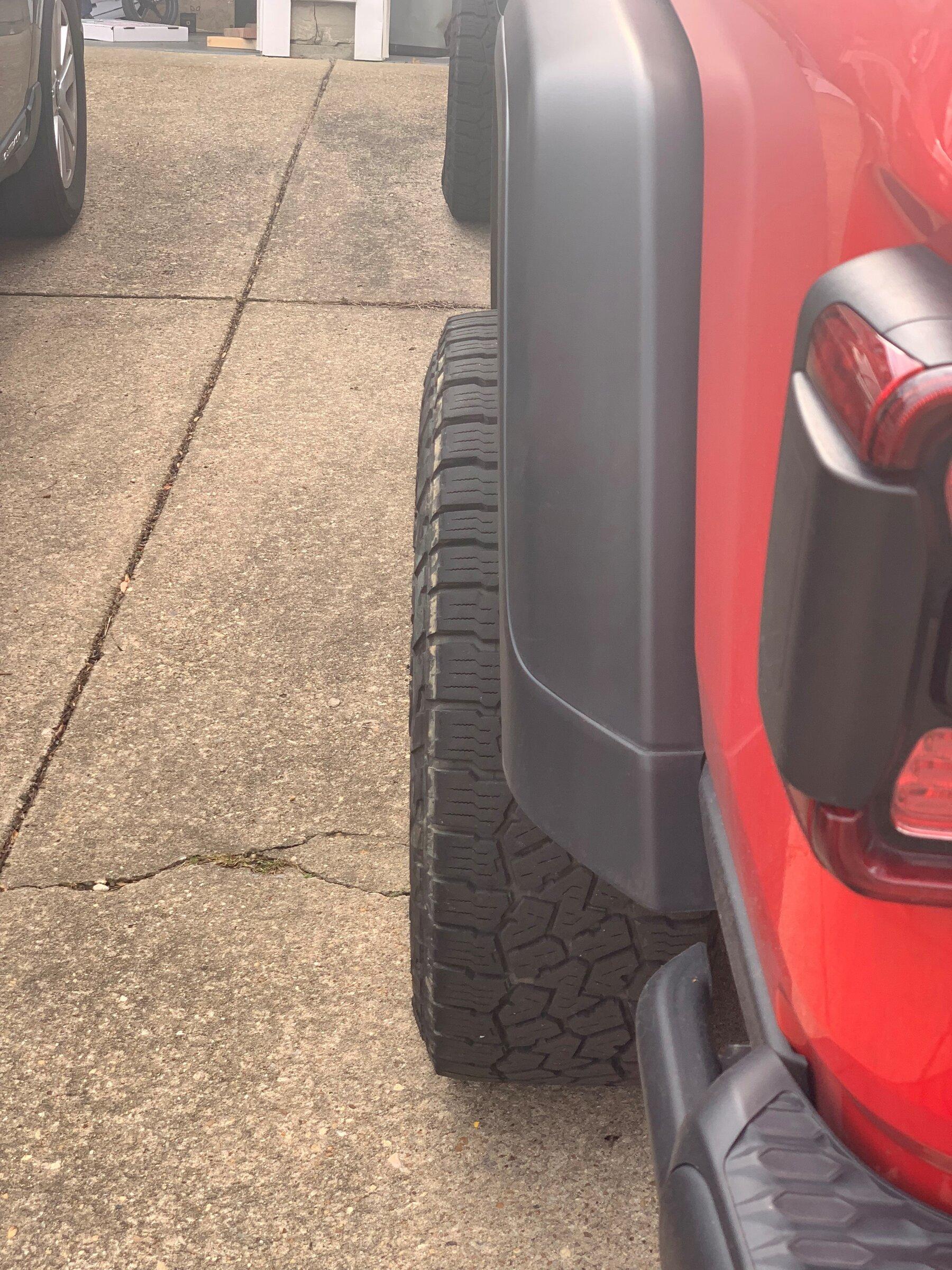Jeep Gladiator Why 17" vs other bigger sizes 1